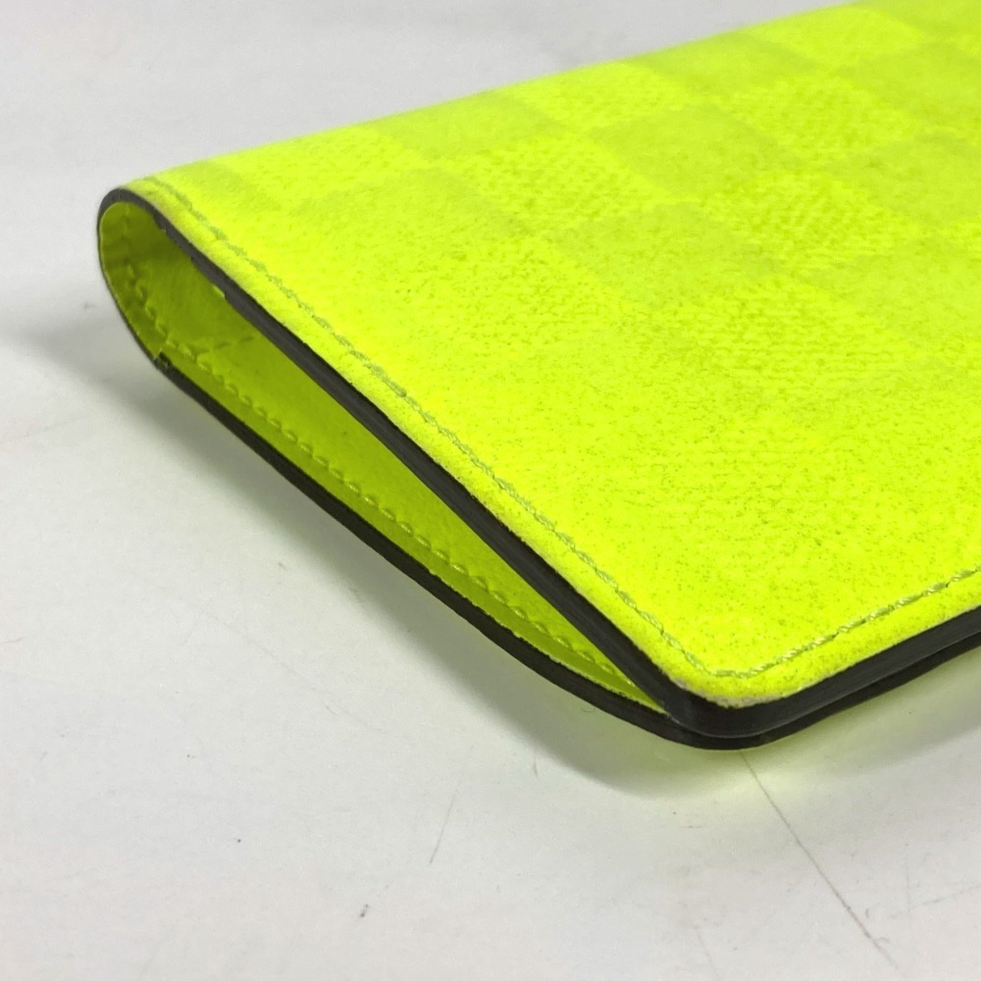 Louis Vuitton Yellow Damier Infini Long Wallet (Bi-Fold) (Pre-Owned)