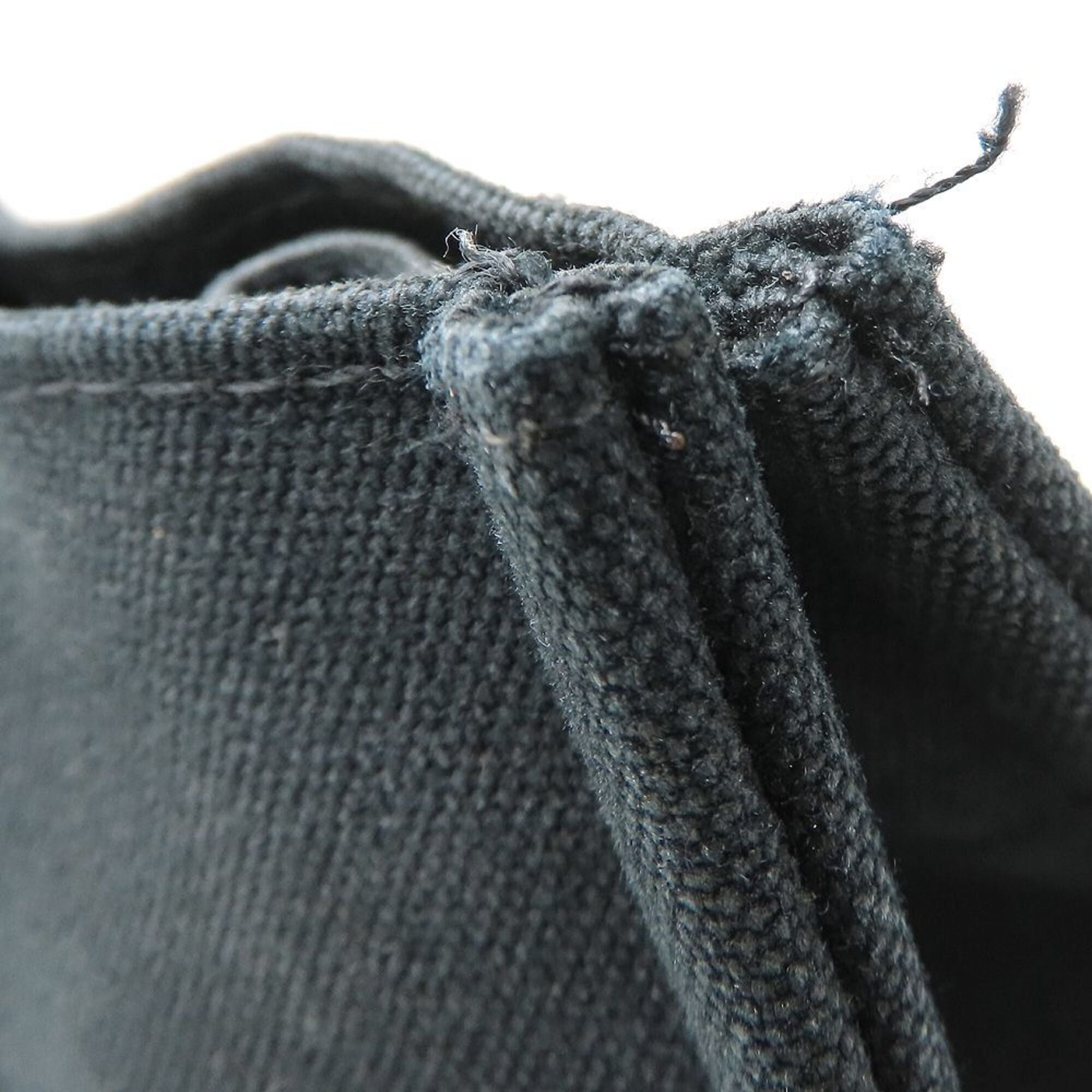 Hermes Black Canvas Handbag (Pre-Owned)