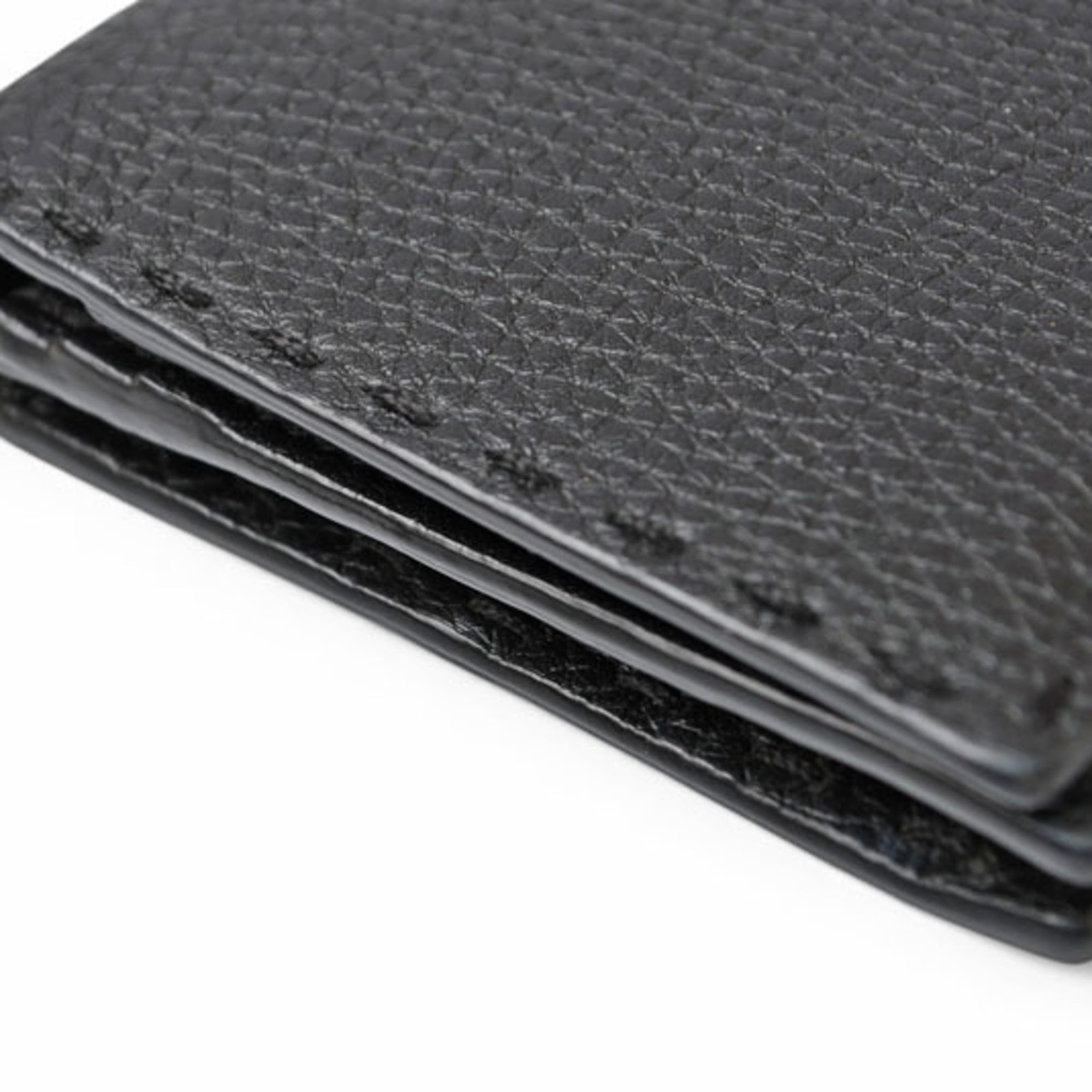 Fendi Selleria Black Leather Long Wallet (Bi-Fold) (Pre-Owned)