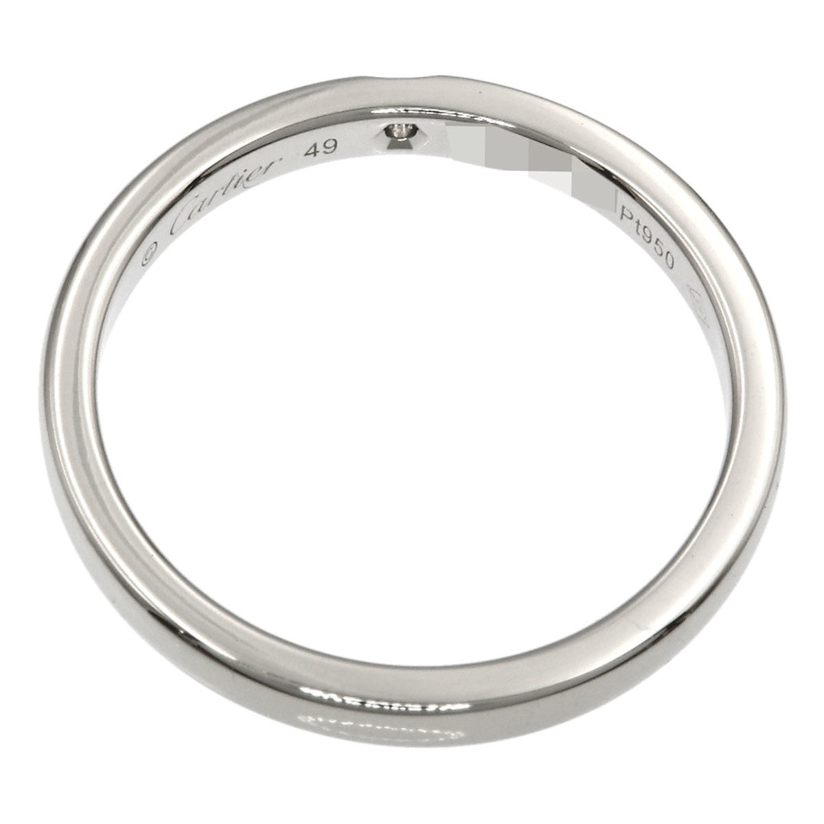 Cartier Platinum 950 Band Ring (Pre-Owned)