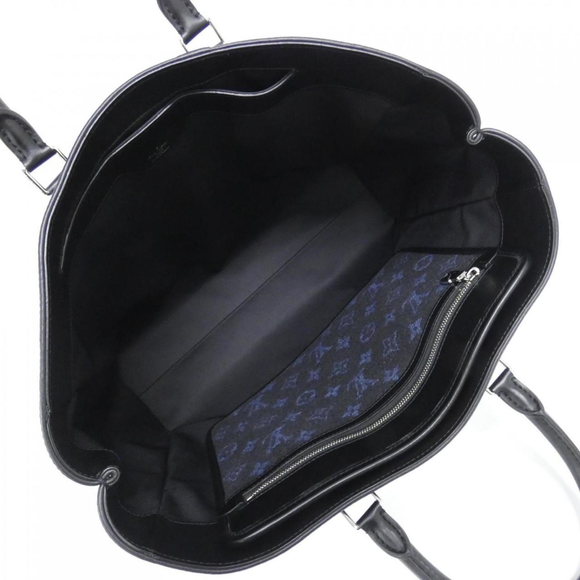 Louis Vuitton Blue Cobalt Jacquard Leather Handbag (Pre-Owned)