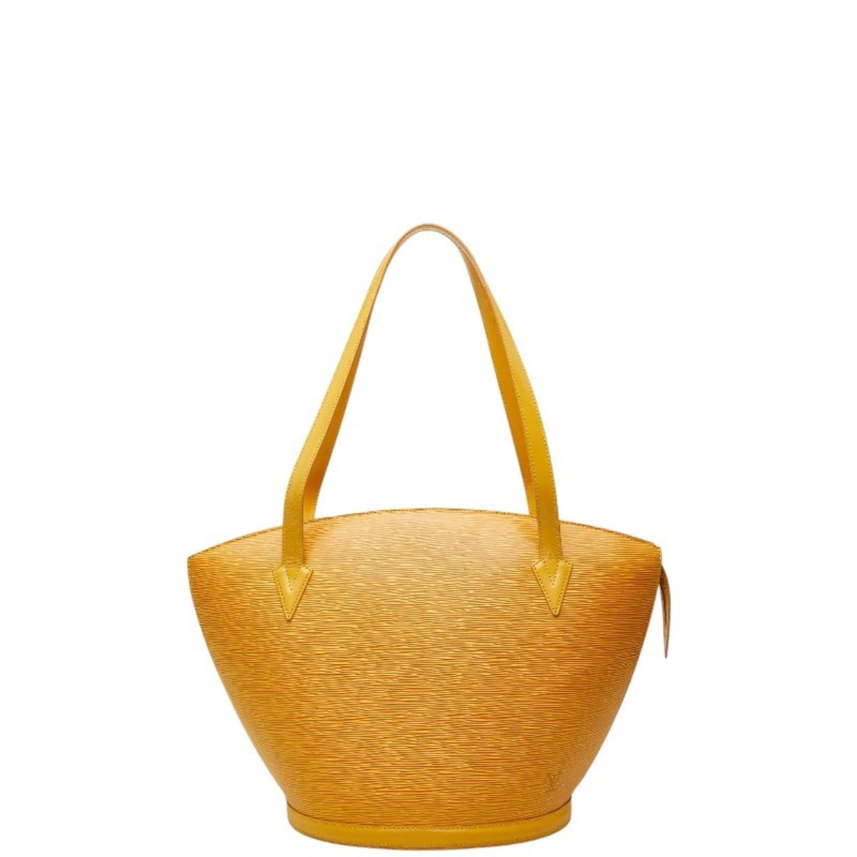 Louis Vuitton Beige Yellow Leather Shoulder Bag (Pre-Owned)