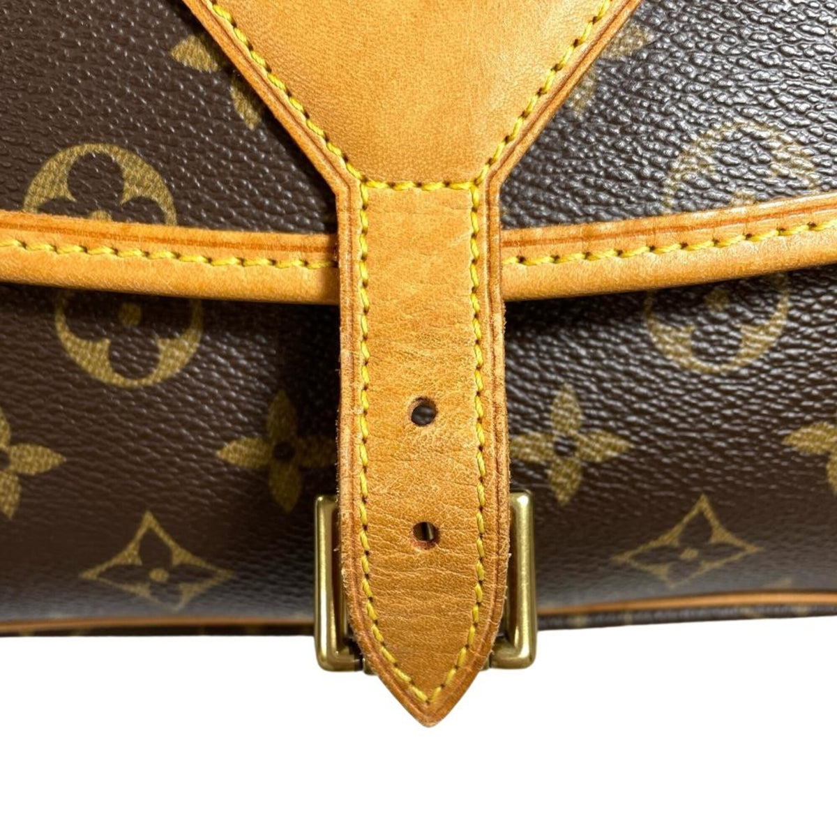 Louis Vuitton Brown Monogram Canvas Shoulder Bag (Pre-Owned)