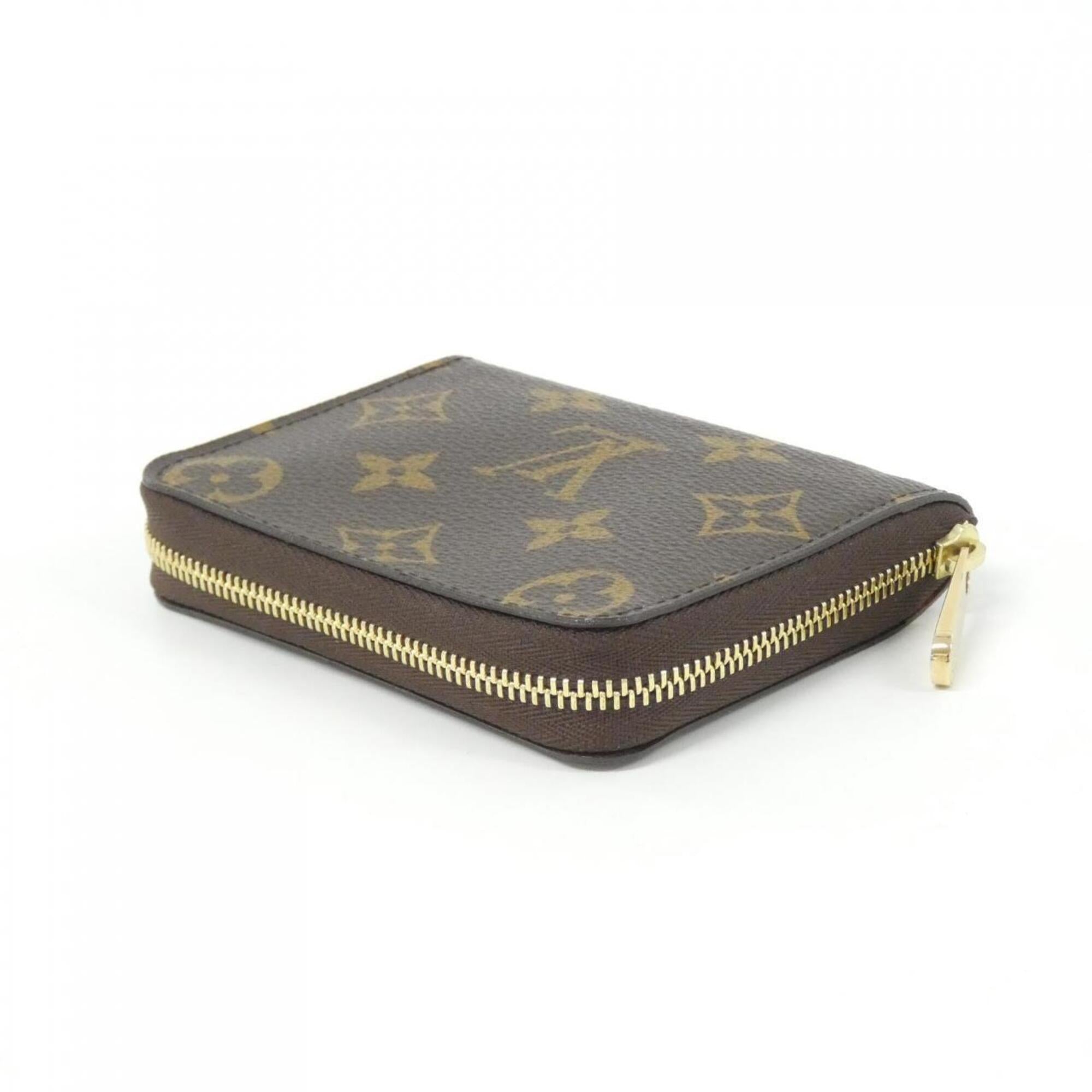 Louis Vuitton Marron Coated Canvas Coin Purse/Coin Case (Pre-Owned)