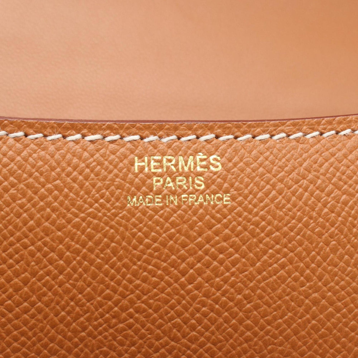 Hermes Brown Epsom Leather Handbag Shoulder Bag (Pre-Owned)
