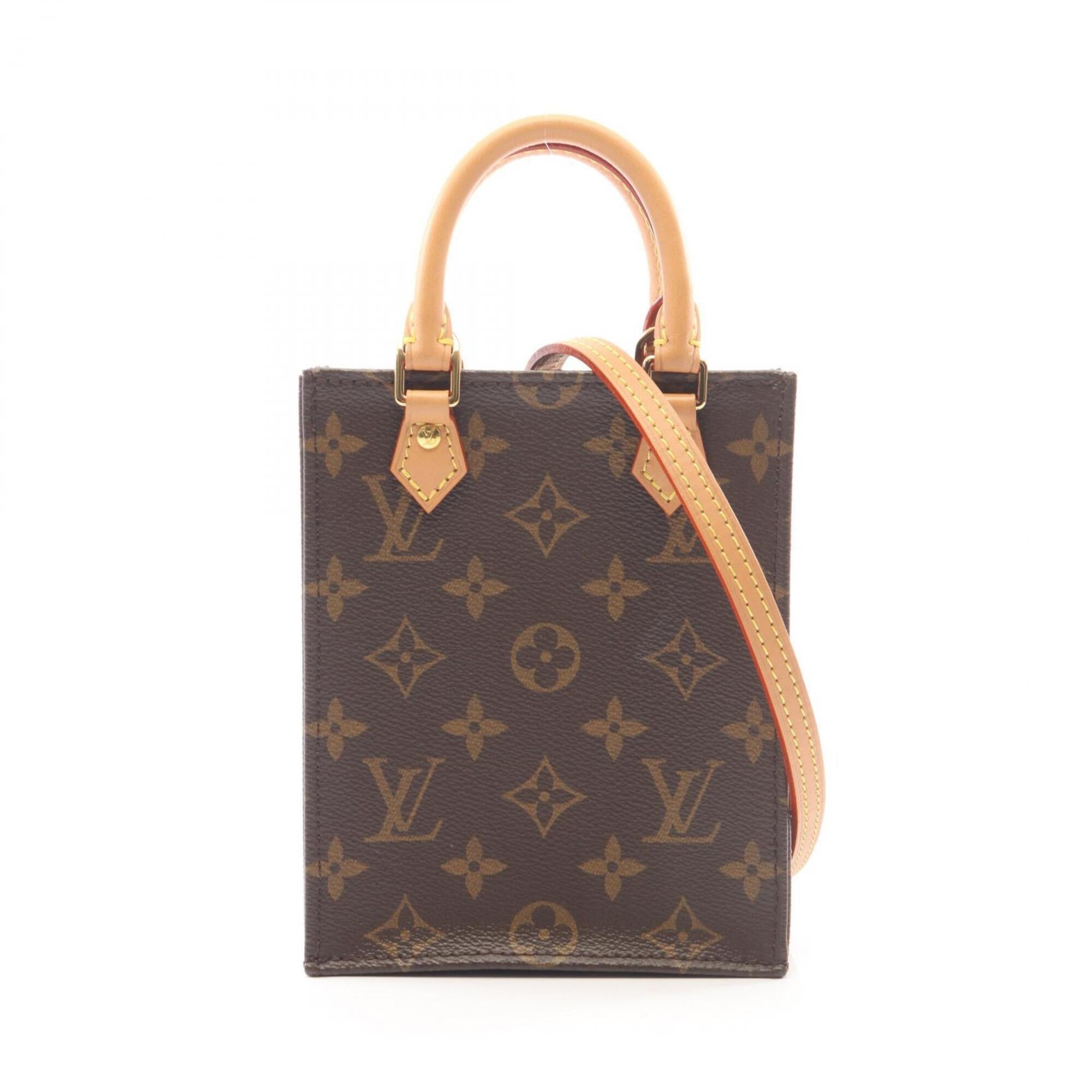 Louis Vuitton Brown Monogram Coated Canvas Handbag (Pre-Owned)