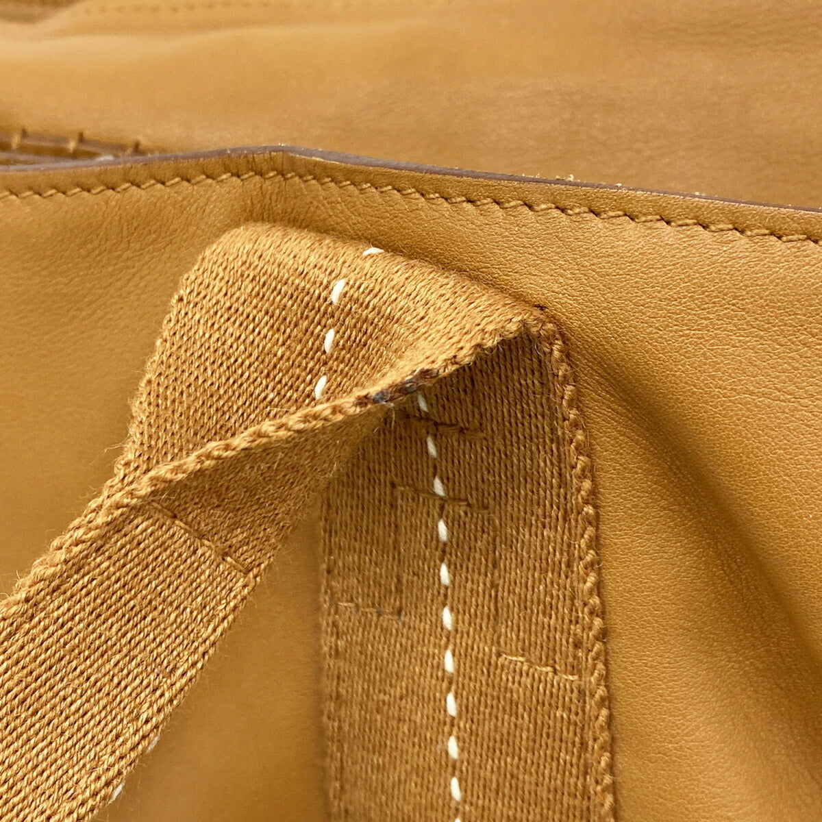 Hermes Brown Leather Tote Bag (Pre-Owned)