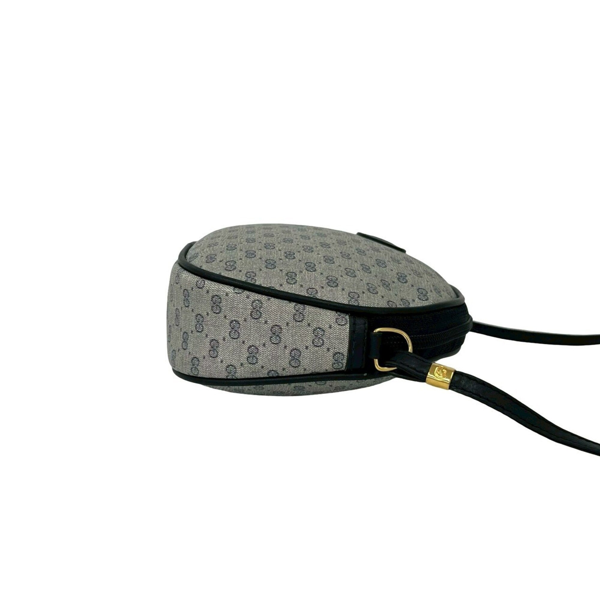 Gucci Navy Leather Pvc Pochette Shoulder Bag (Pre-Owned)