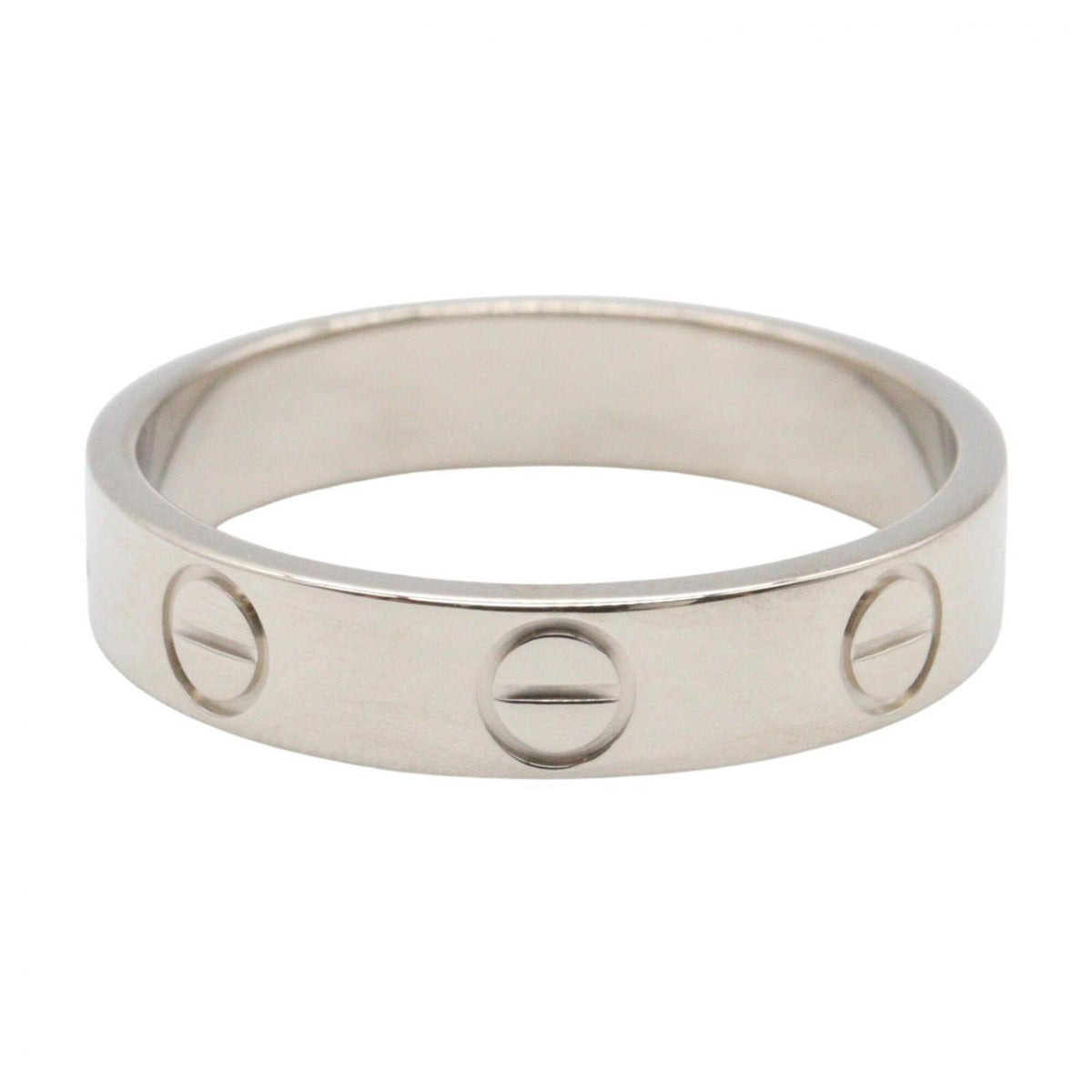 Cartier Silver White Gold (18K) Band Ring (Pre-Owned)