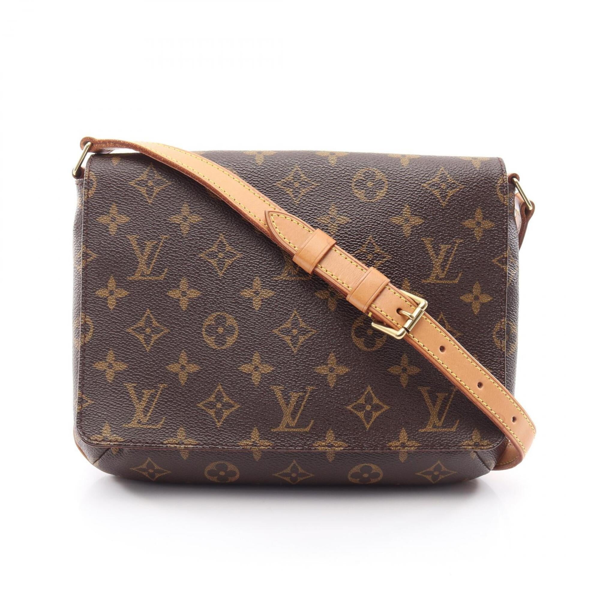 Louis Vuitton Brown Monogram Monogram Leather Shoulder Bag (Pre-Owned)
