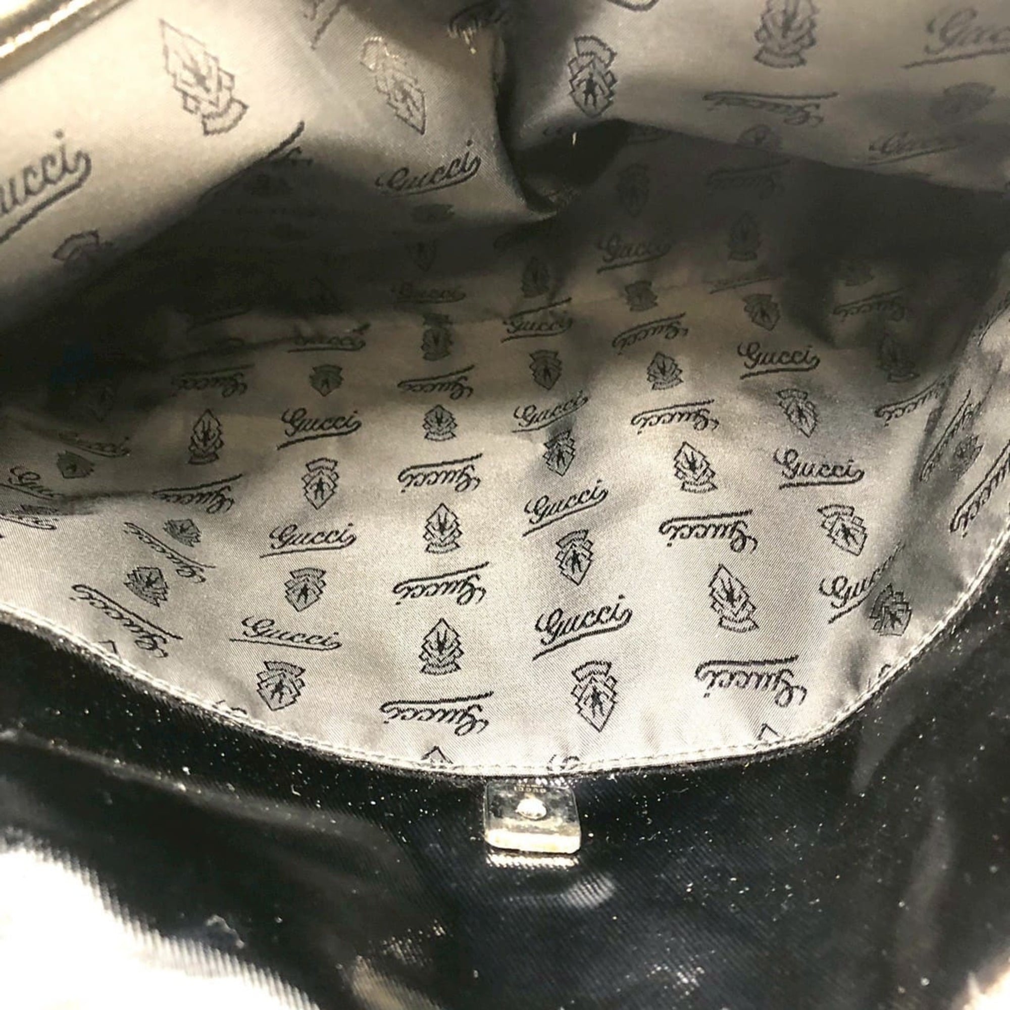 Gucci Black Leather Shoulder Bag (Pre-Owned)