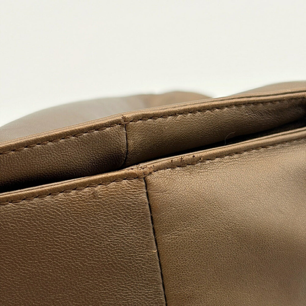 Loewe Bronze Nappa Leather Leather Shoulder Bag (Pre-Owned)