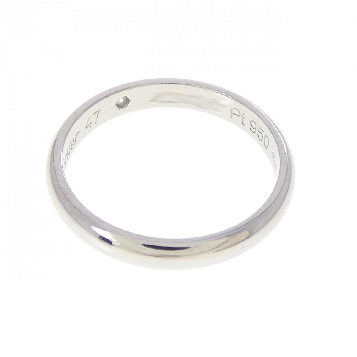 Cartier Platinum 950 Band Ring (Pre-Owned)