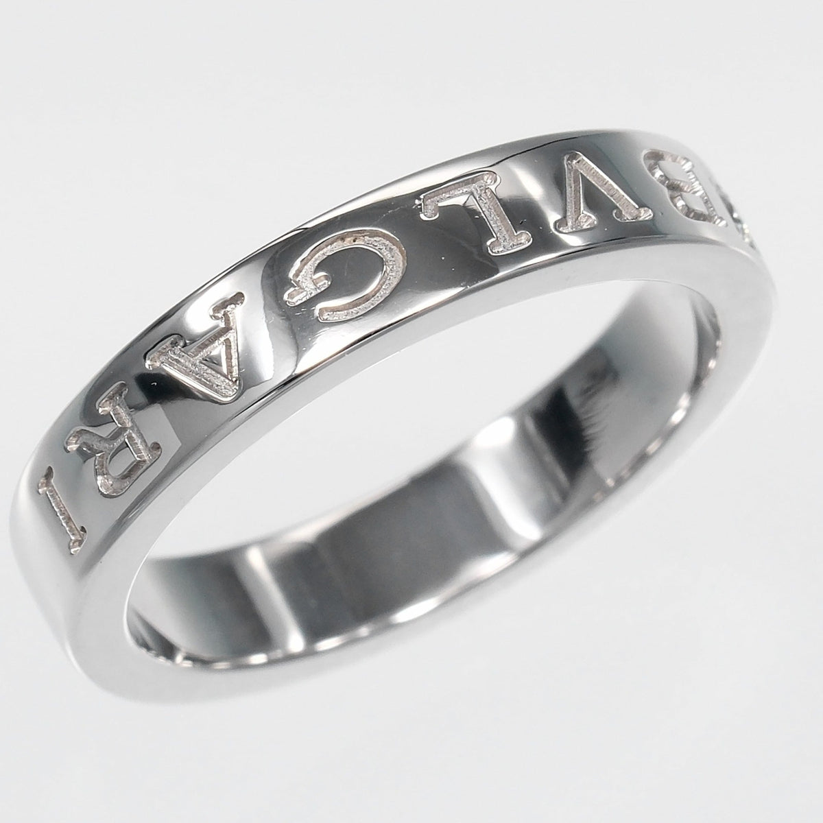 Bvlgari White Gold (18K) Band Ring (Pre-Owned)