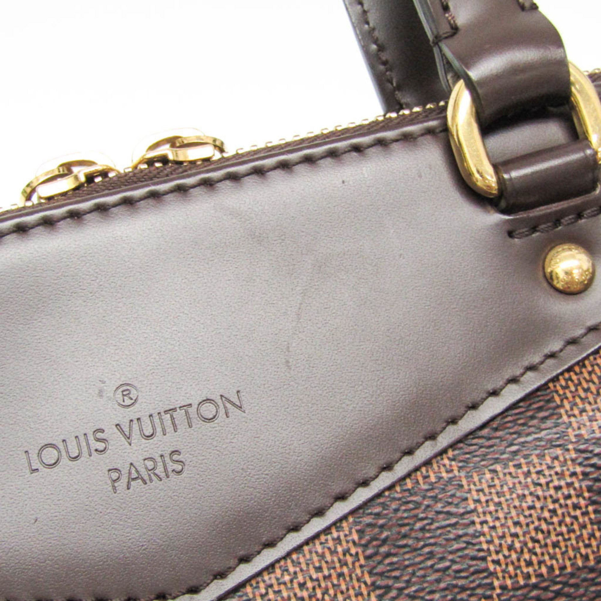 Louis Vuitton Damier Ebene Damier Canvas Handbag (Pre-Owned)