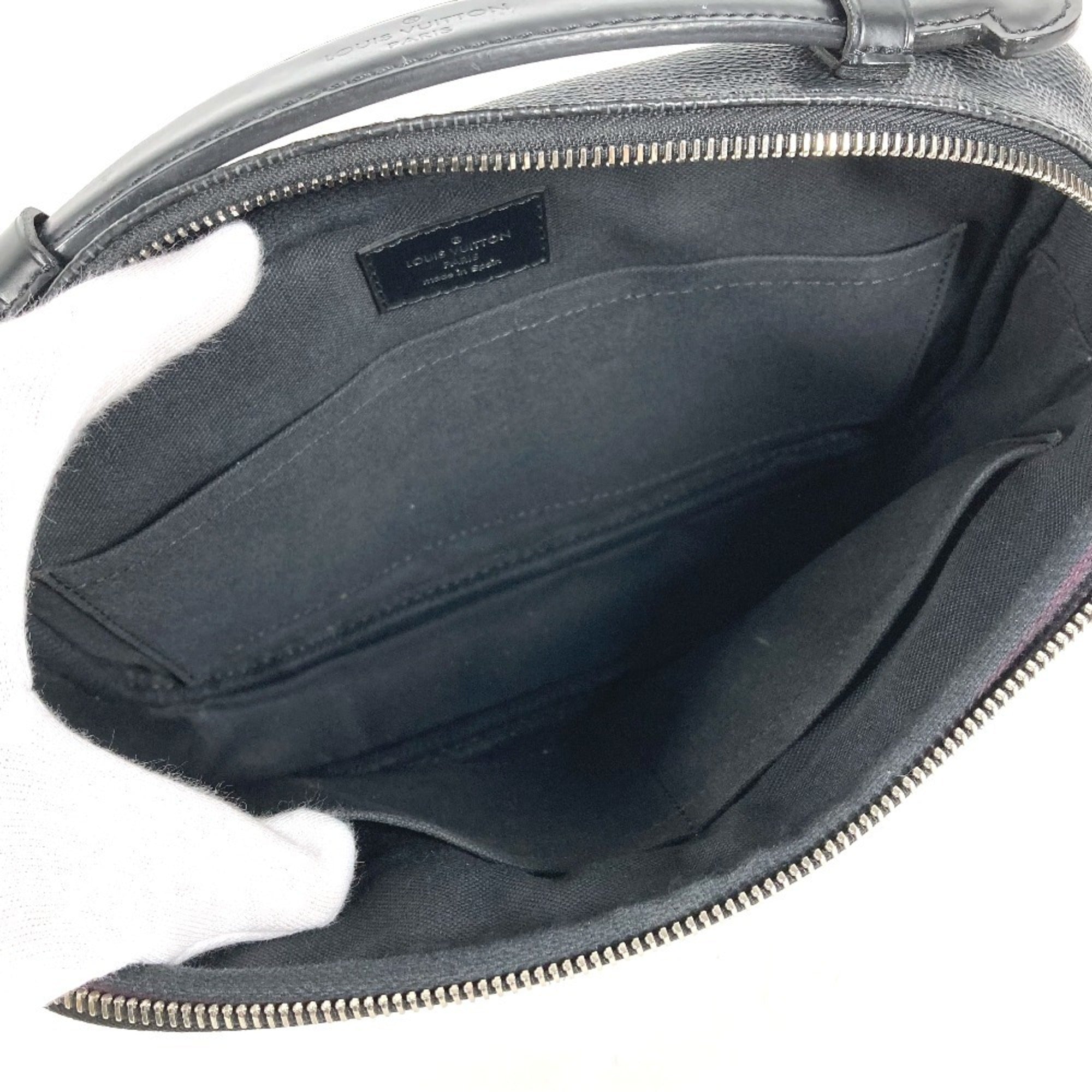 Louis Vuitton Damier Graphite Black Damier Graphite Shoulder Bag Sling Bag (Pre-Owned)