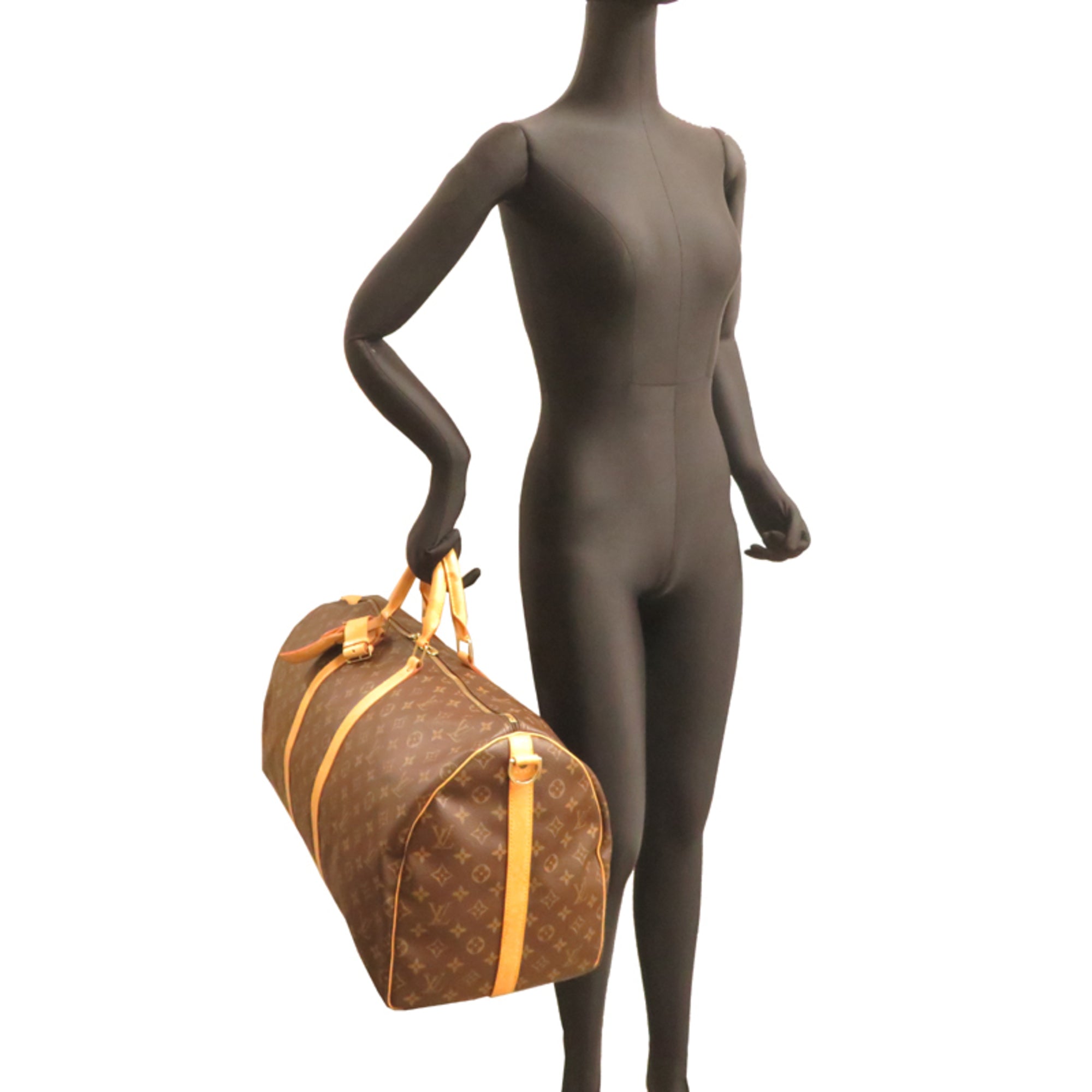 Louis Vuitton Brown Monogram Boston Bag (Pre-Owned)