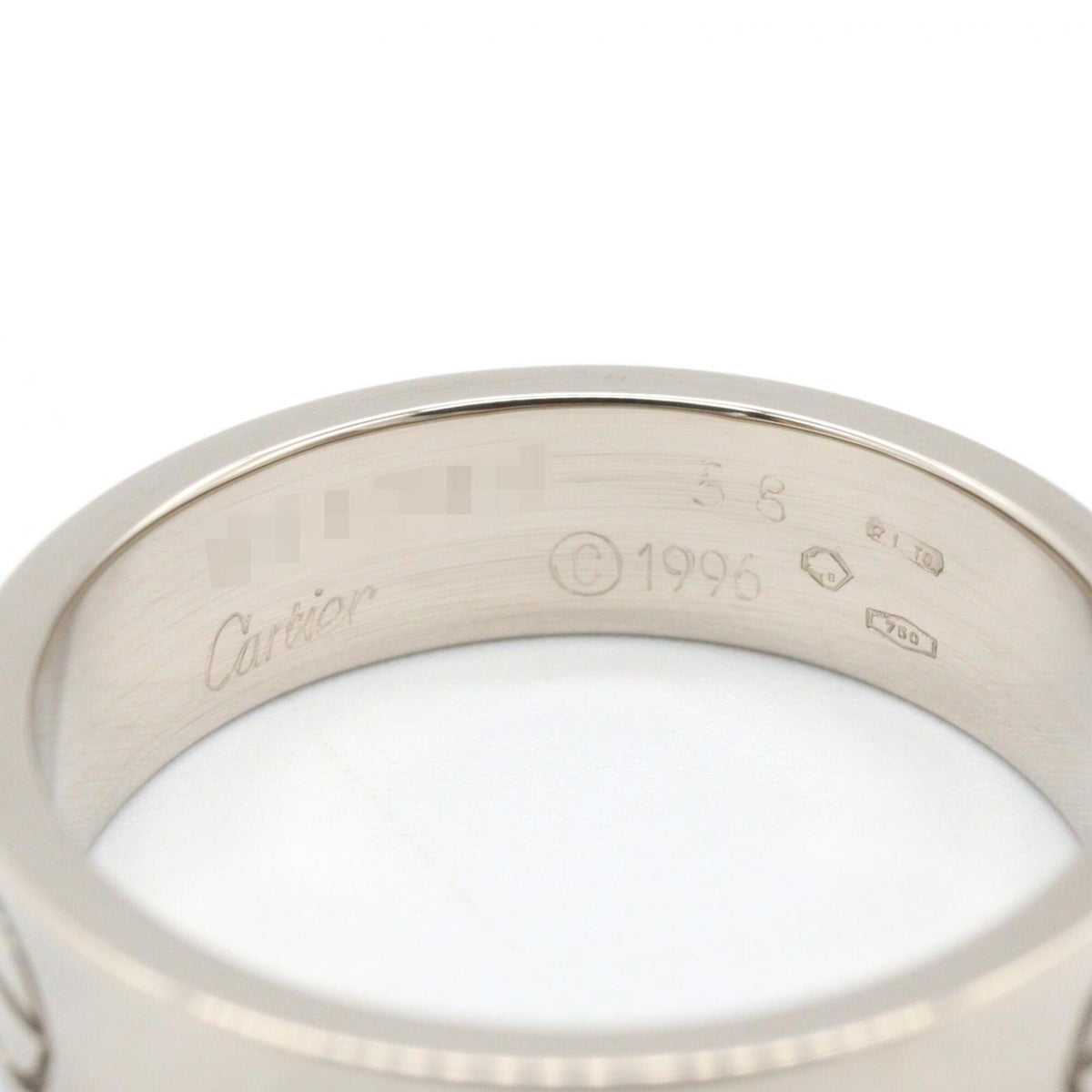 Cartier Silver White Gold (18K) Band Ring (Pre-Owned)