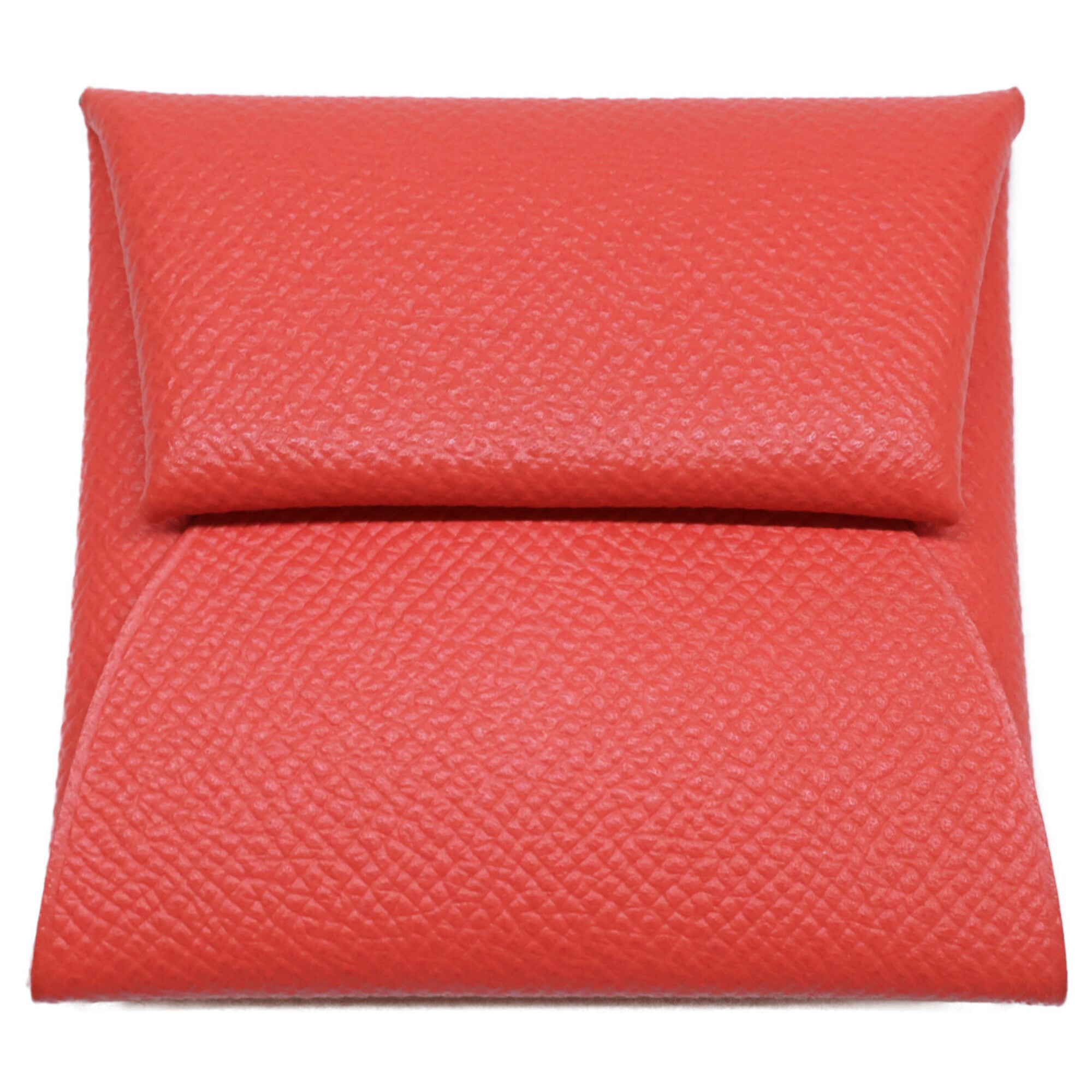 Hermes Orange Epsom Leather Coin Purse/Coin Case (Pre-Owned)