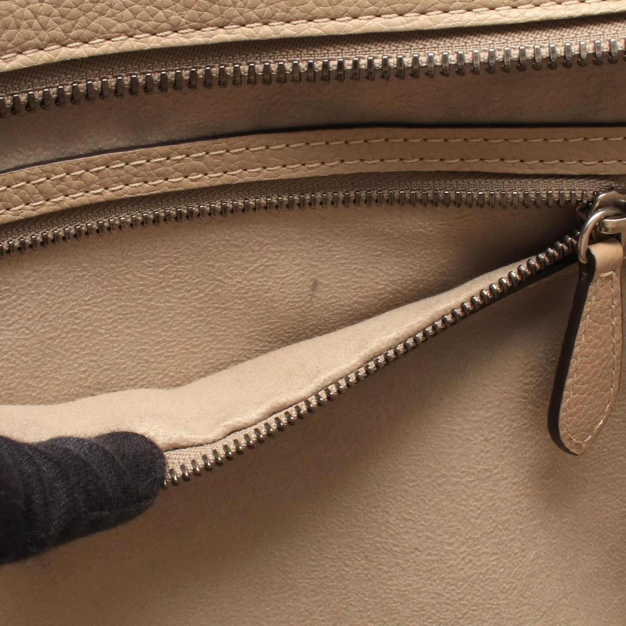 Celine Beige Leather Handbag (Pre-Owned)
