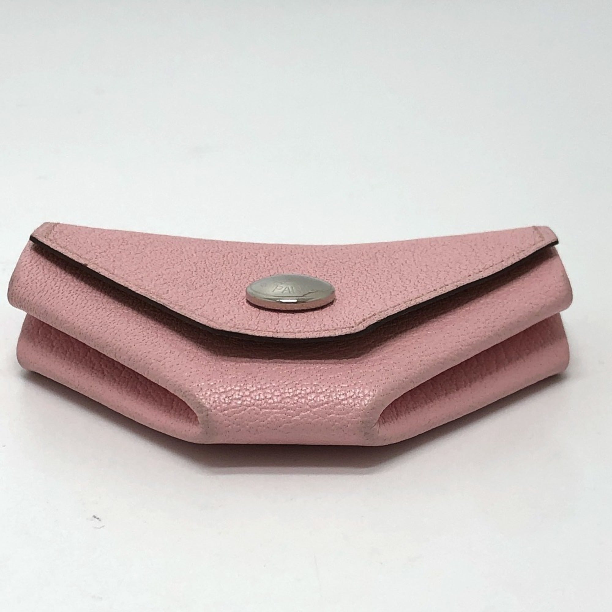 Hermes Le 24 Pink Chevre Leather Coin Purse/Coin Case (Pre-Owned)