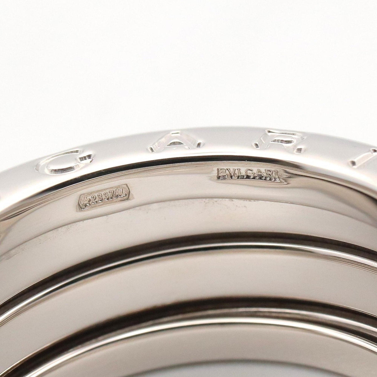 Bvlgari Silver White Gold (18K) Band Ring (Pre-Owned)