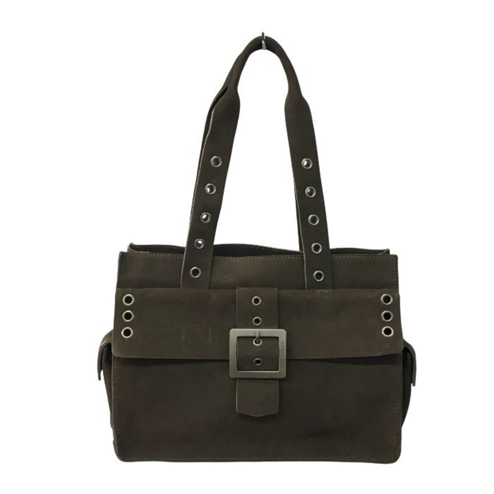 Dolce & Gabbana Brown Suede Leather Tote Bag (Pre-Owned)