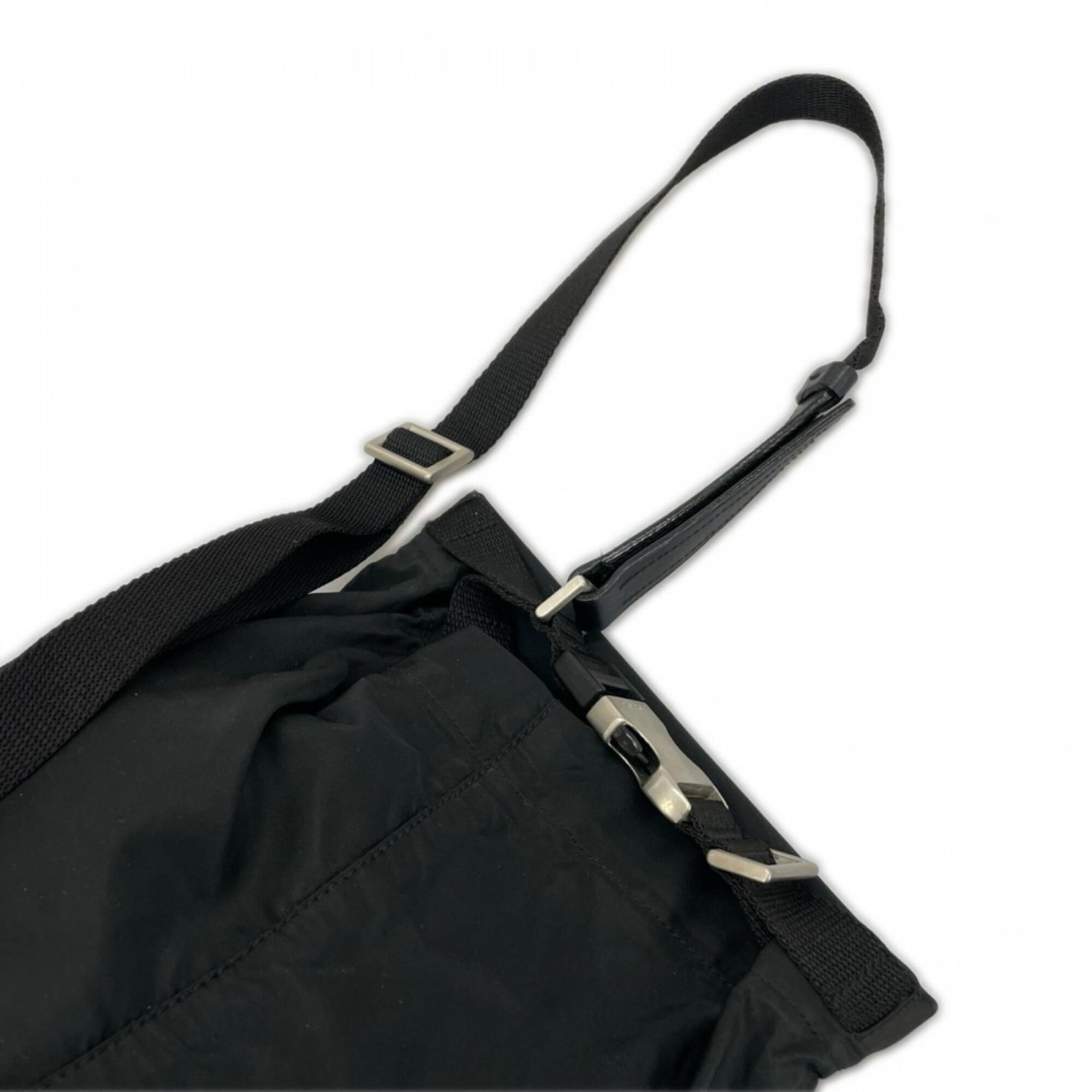 Prada Black Nylon Shoulder Bag (Pre-Owned)
