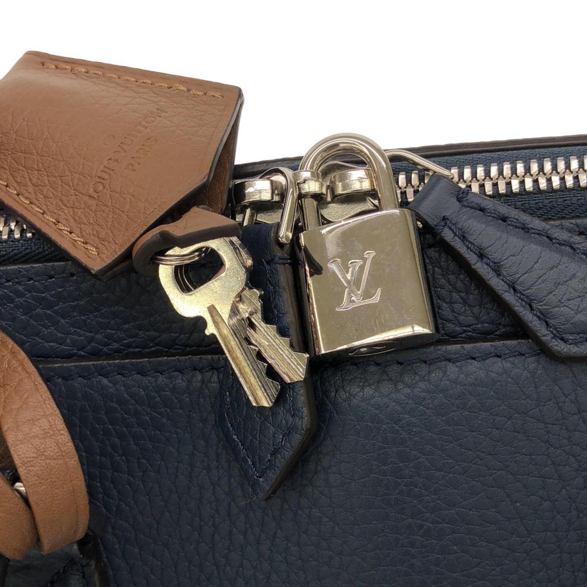 Louis Vuitton Taurillon Navy Leather Briefcase (Pre-Owned)