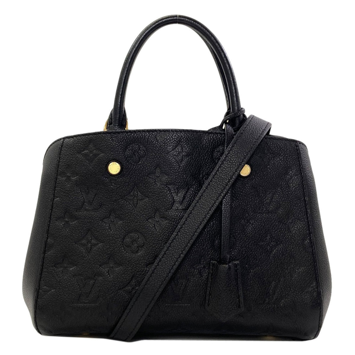 Louis Vuitton Empreinte Black Monogram Empreinte Handbag (Pre-Owned)