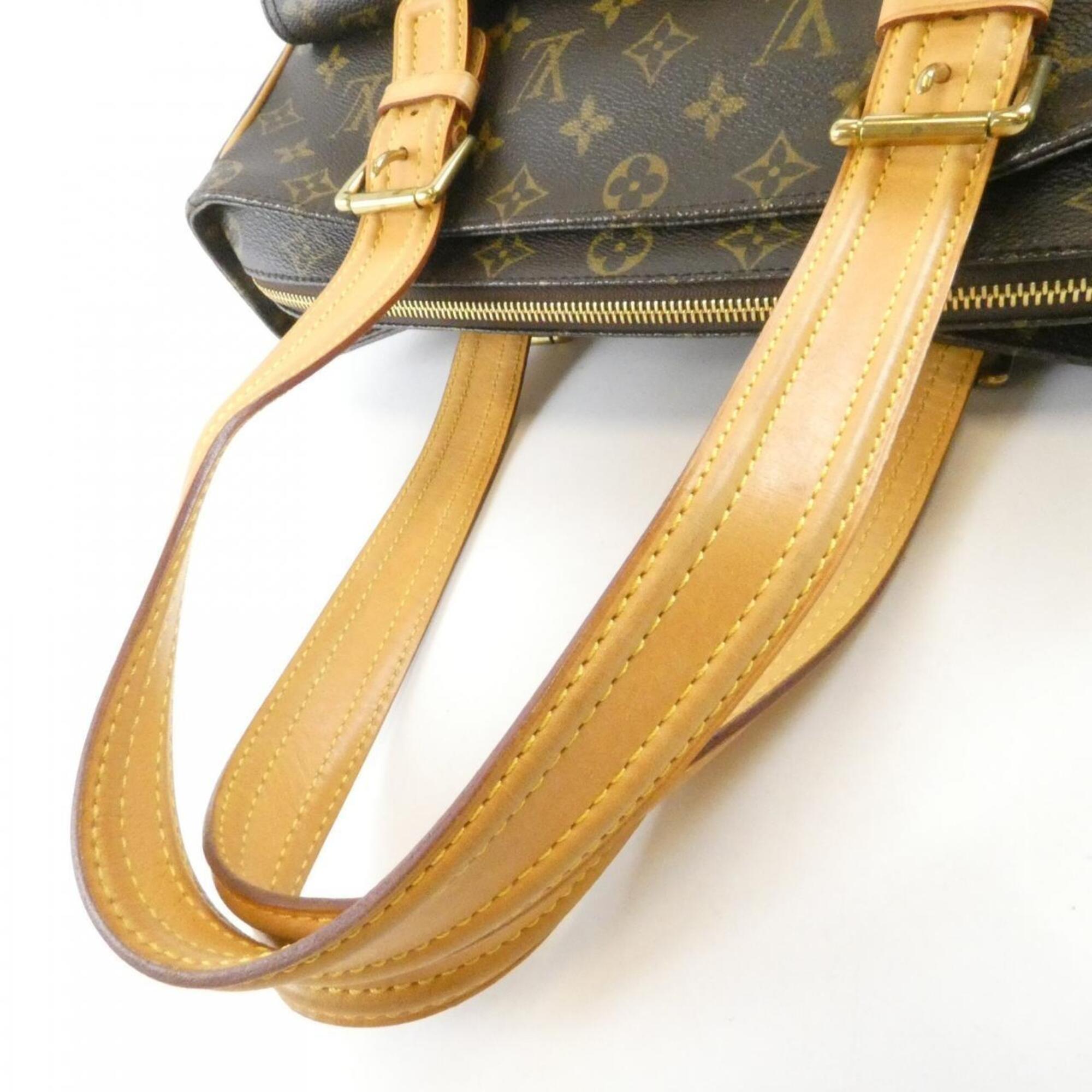 Louis Vuitton Marron Coated Canvas Handbag (Pre-Owned)