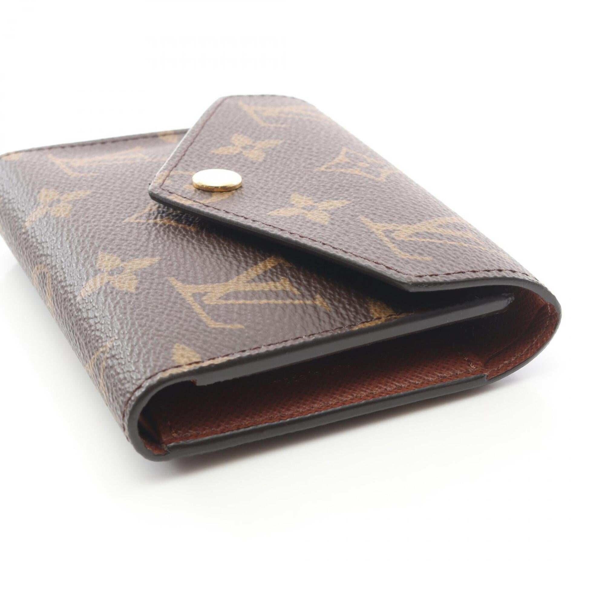 Louis Vuitton Brown Pvc Wallet (Tri-Fold) (Pre-Owned)