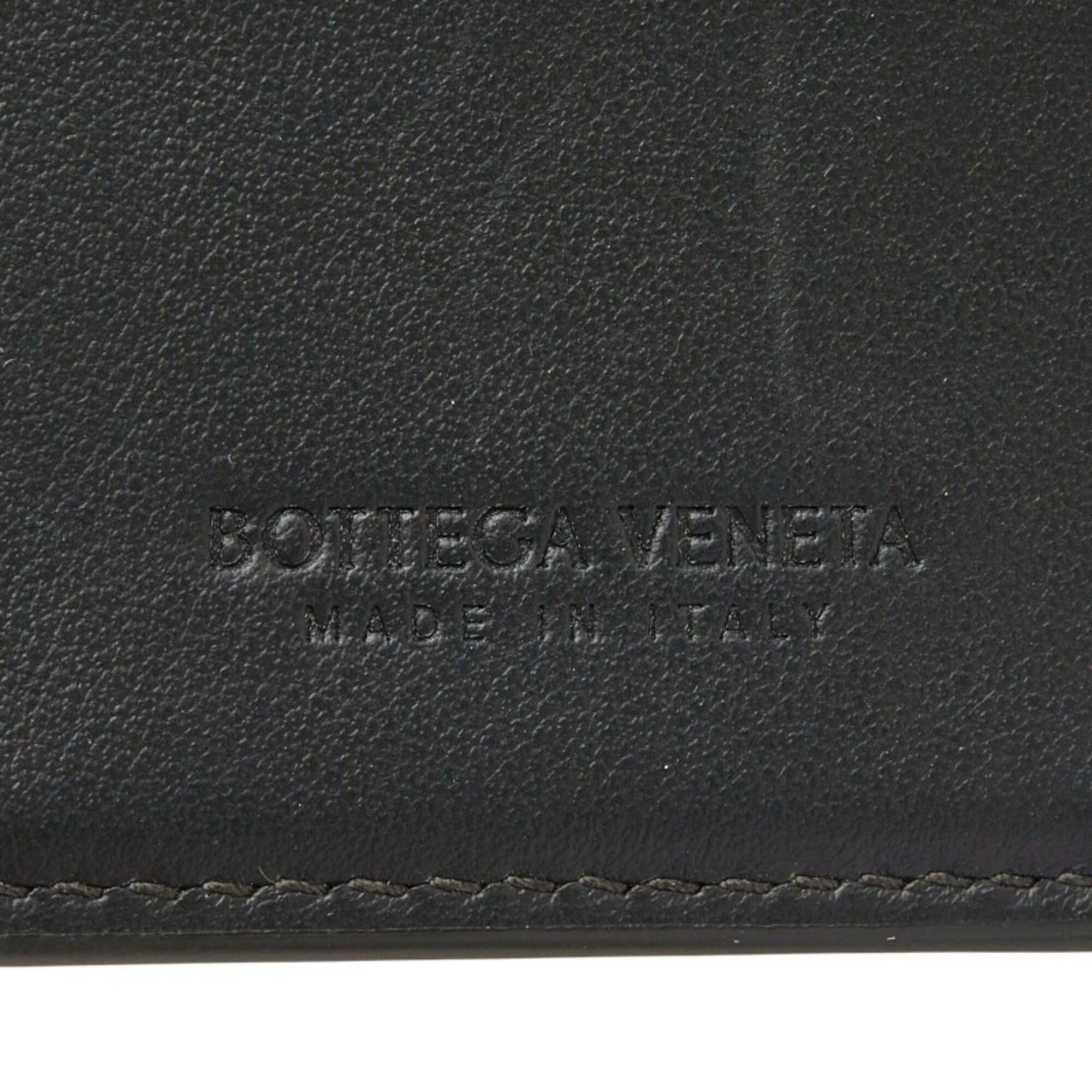 Bottega Veneta Dark Green Leather Wallet (Bi-Fold) (Pre-Owned)