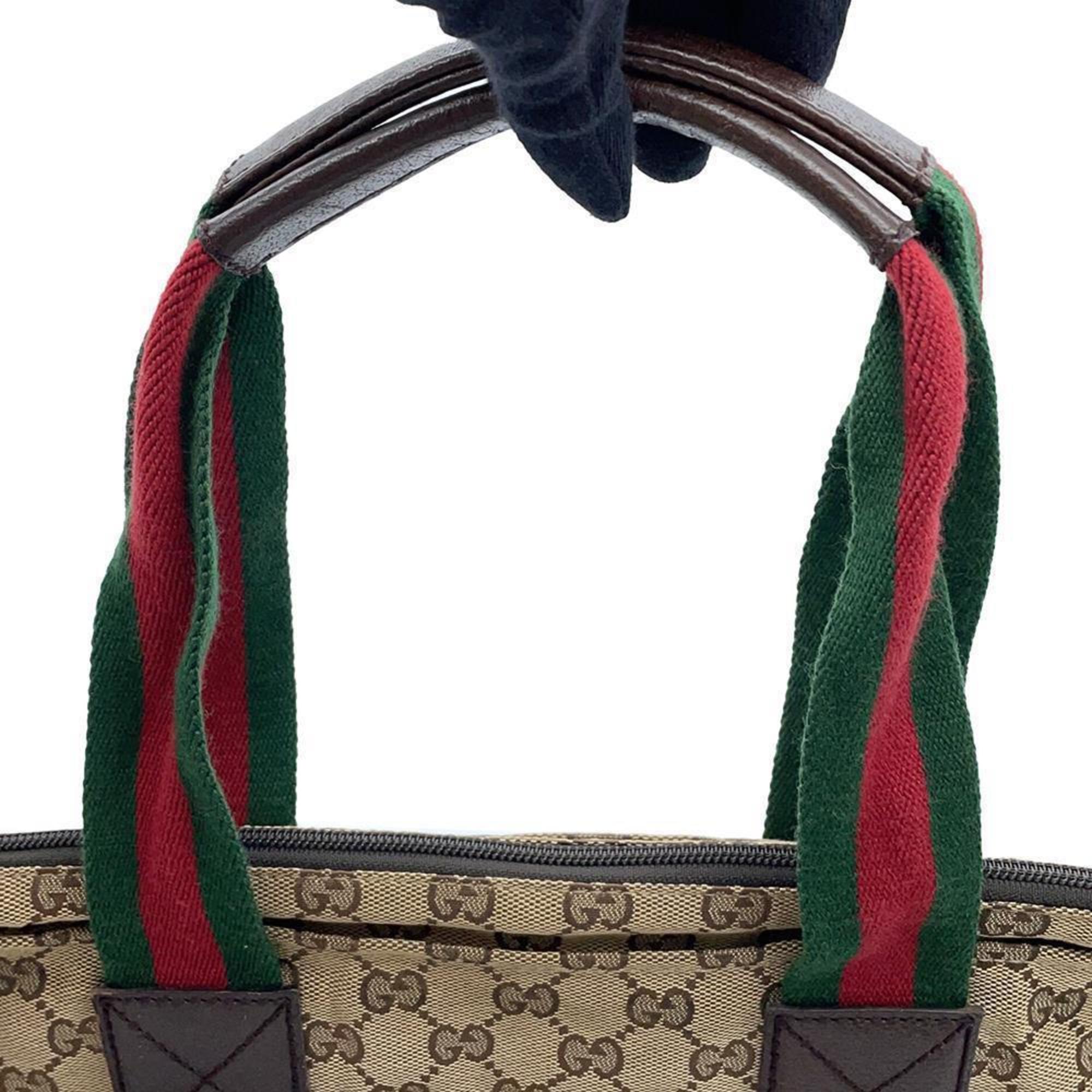 Gucci Gg Canvas Beige Gg Canvas Tote Bag (Pre-Owned)