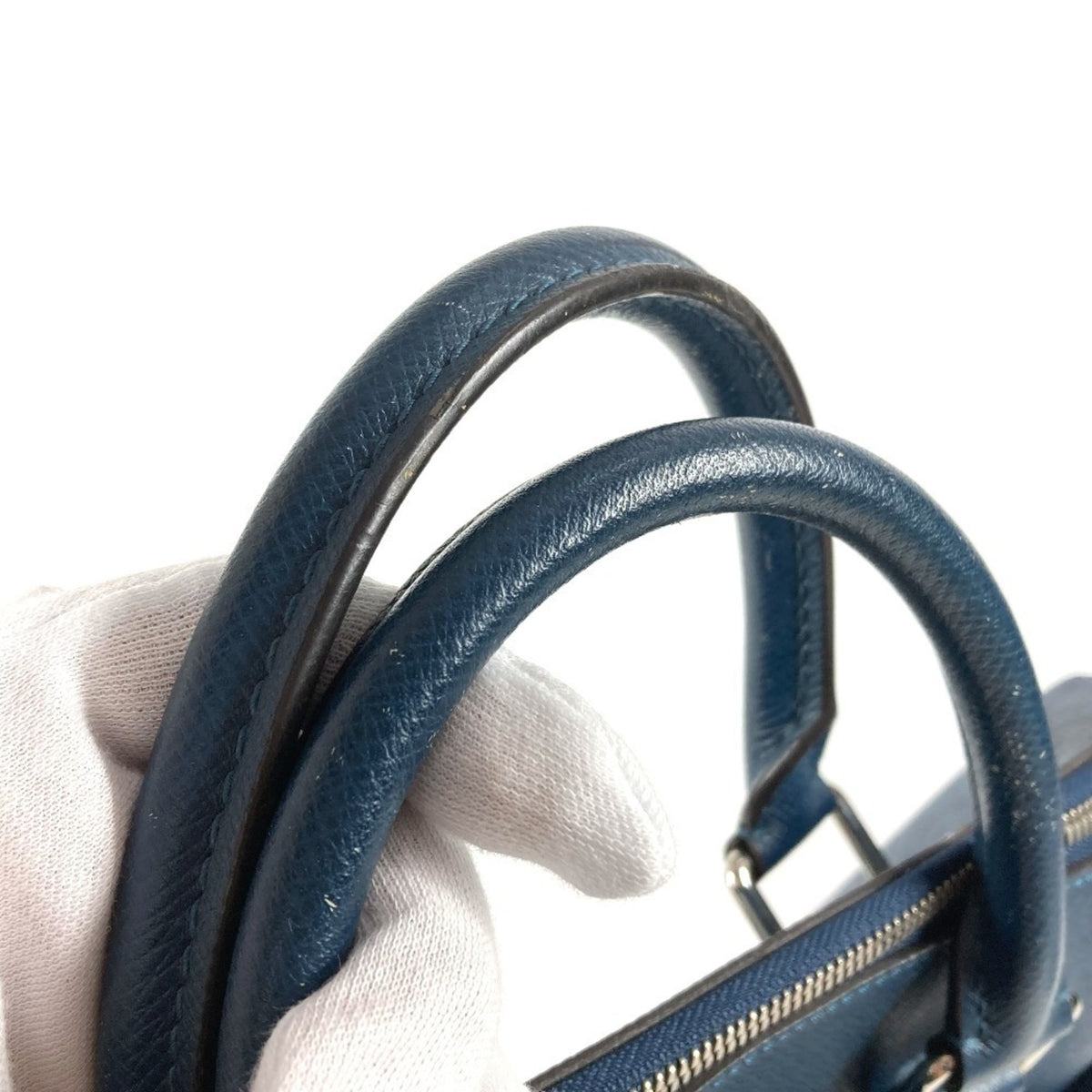 Louis Vuitton Blue Ocean Taiga Leather Leather Shoulder Bag Tote Bag (Pre-Owned)