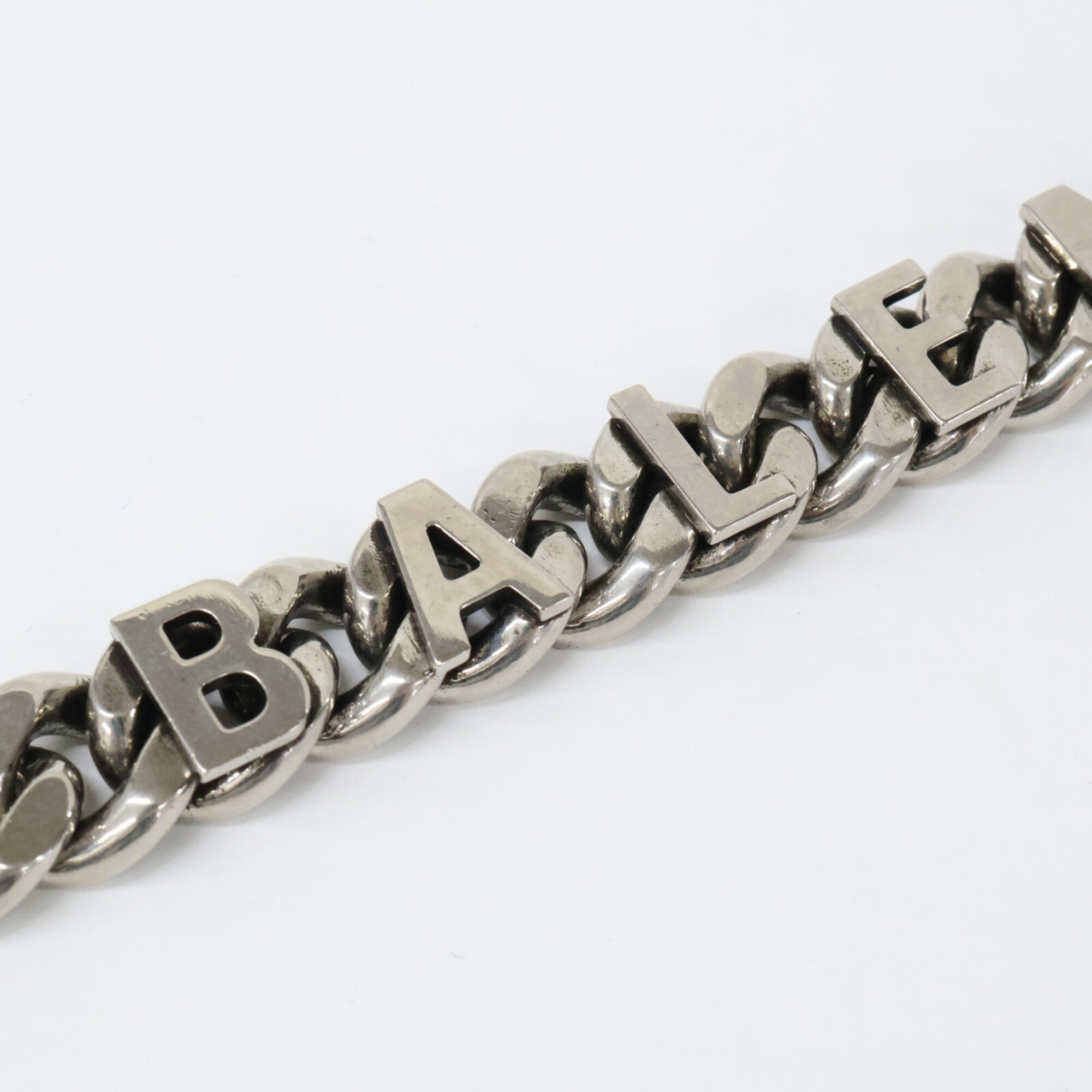 Balenciaga Silver Brass Charm Bracelet (Pre-Owned)