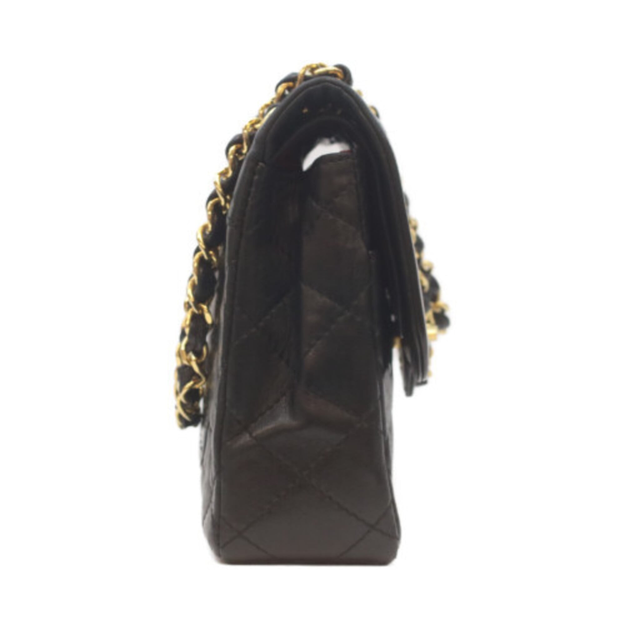 Chanel Black Leather Shoulder Bag (Pre-Owned)