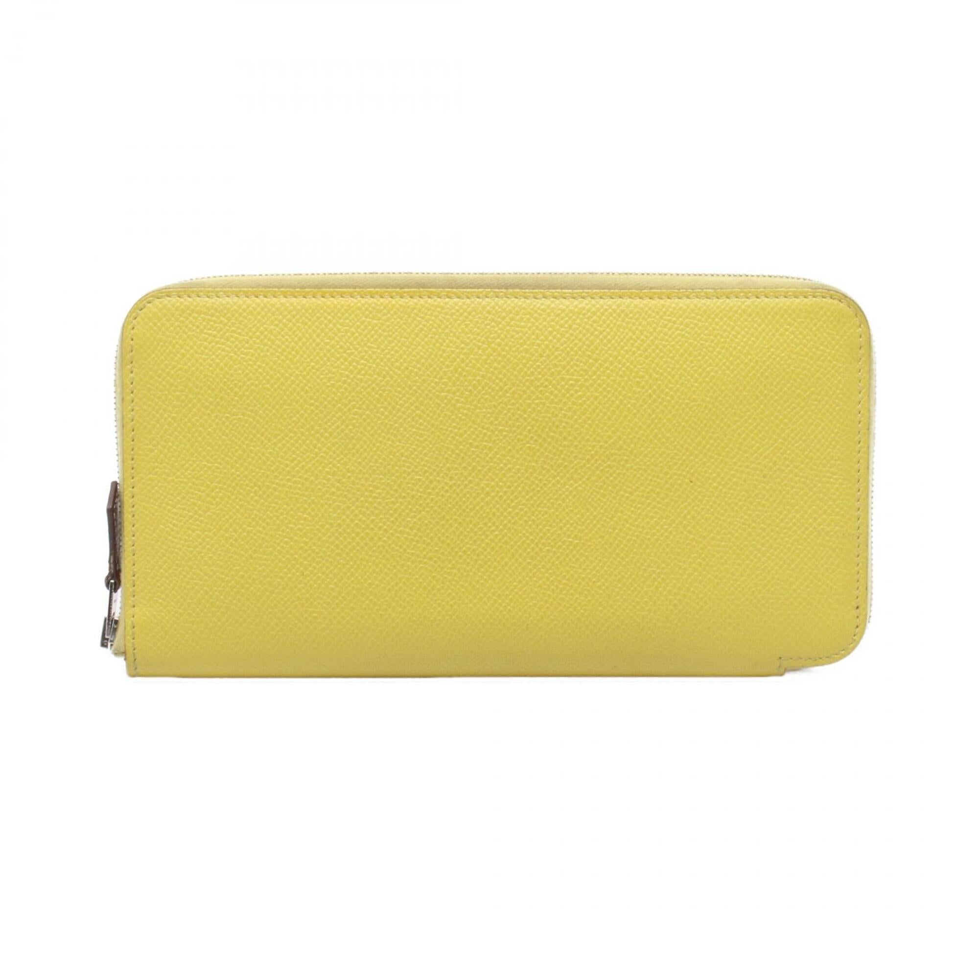 Hermes Yellow Epsom Leather Long Wallet (Bi-Fold) (Pre-Owned)