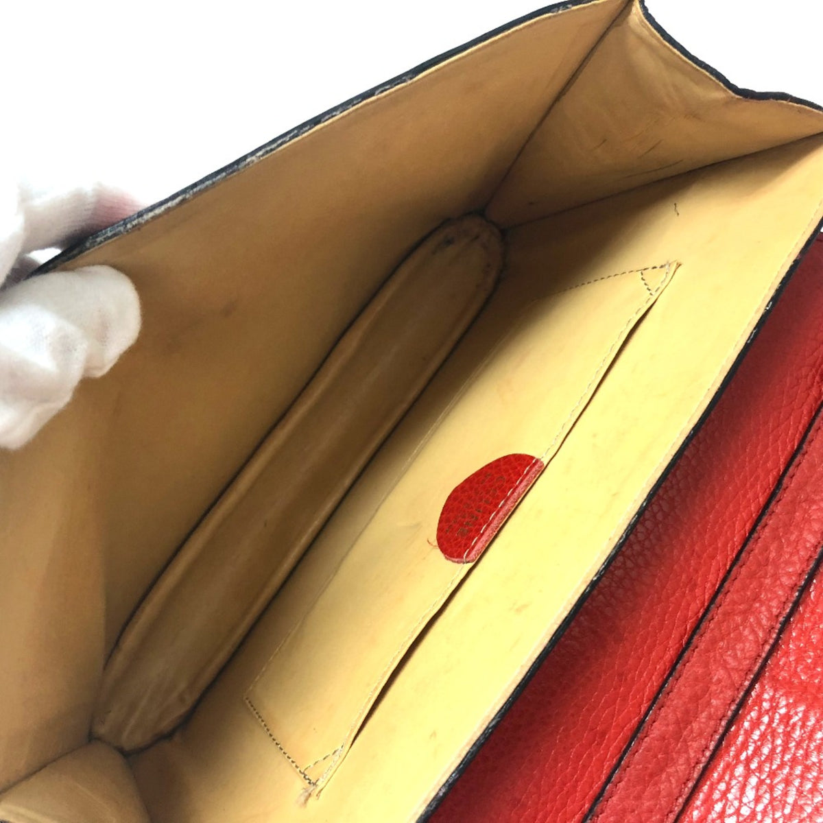Celine Red Leather Shoulder Bag (Pre-Owned)