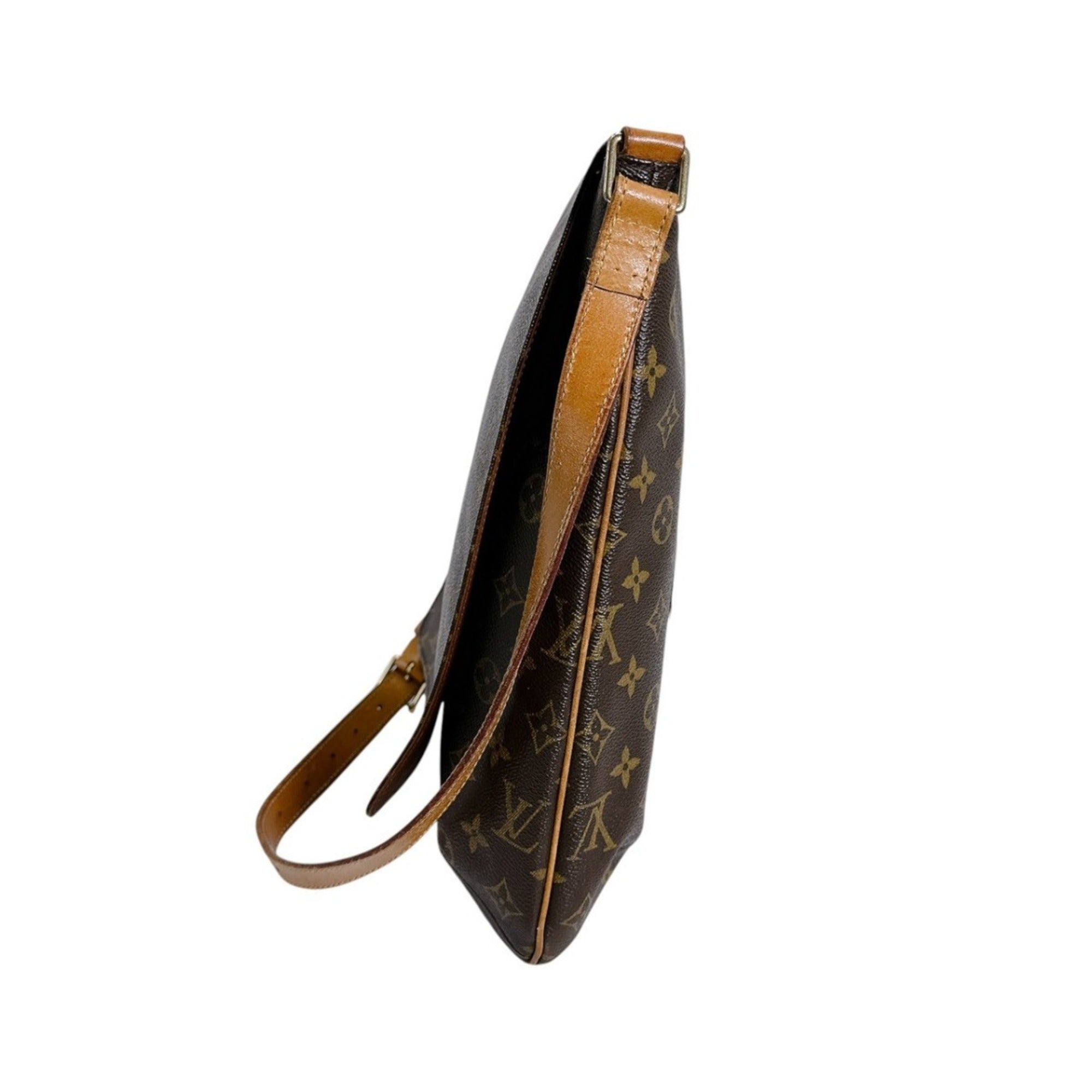Louis Vuitton Brown Monogram Canvas Shoulder Bag (Pre-Owned)