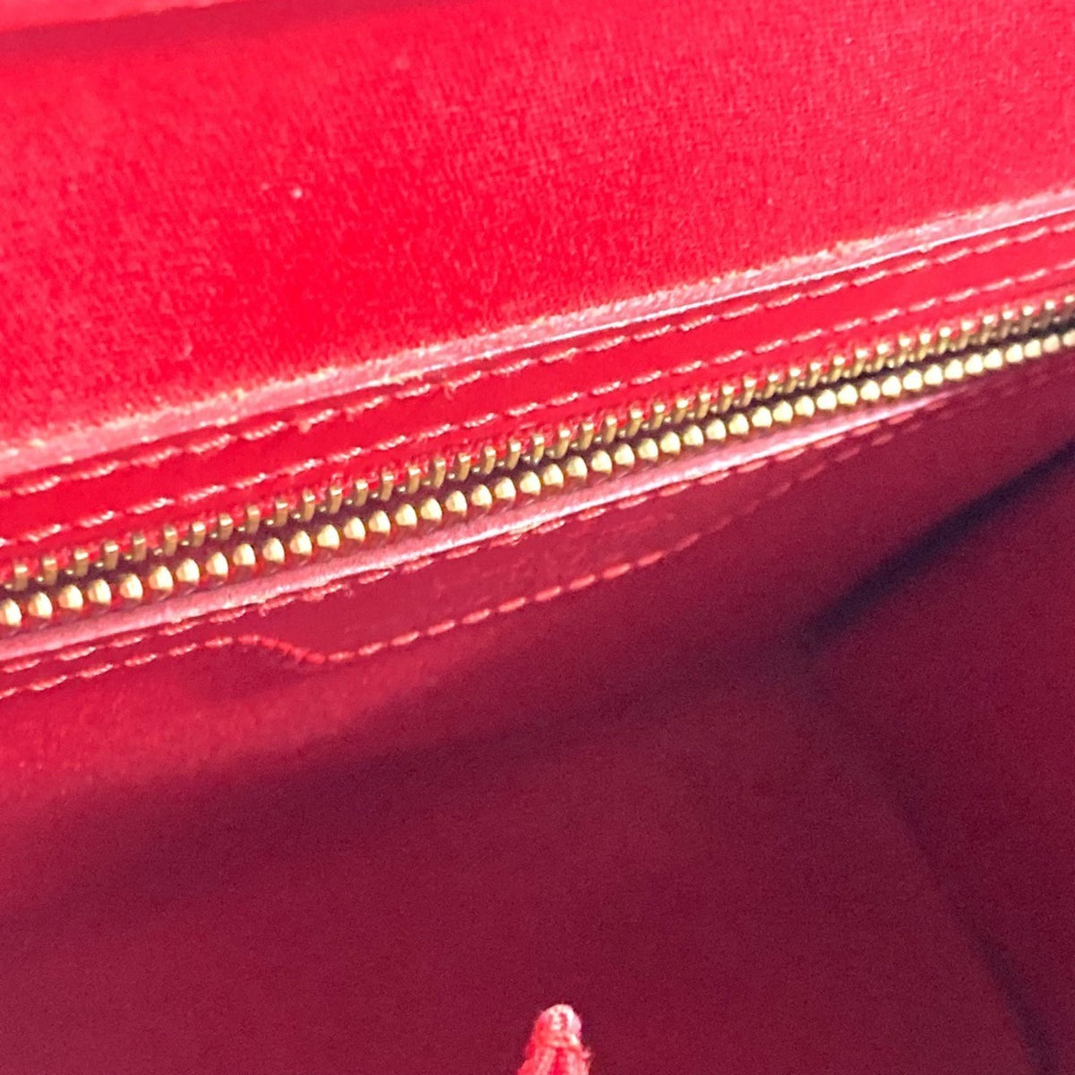 Louis Vuitton Red Color Epi Leather Handbag Tote Bag (Pre-Owned)