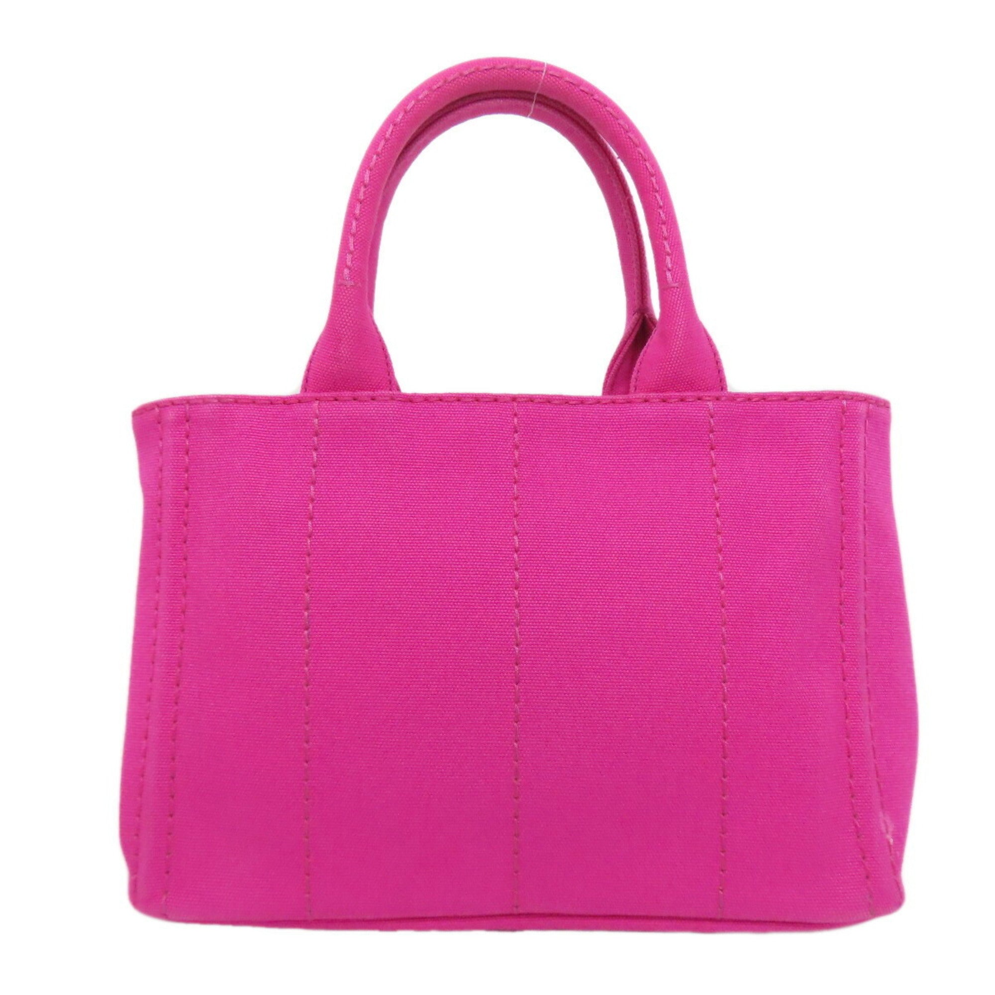 Prada Pink Canapa Handbag (Pre-Owned)