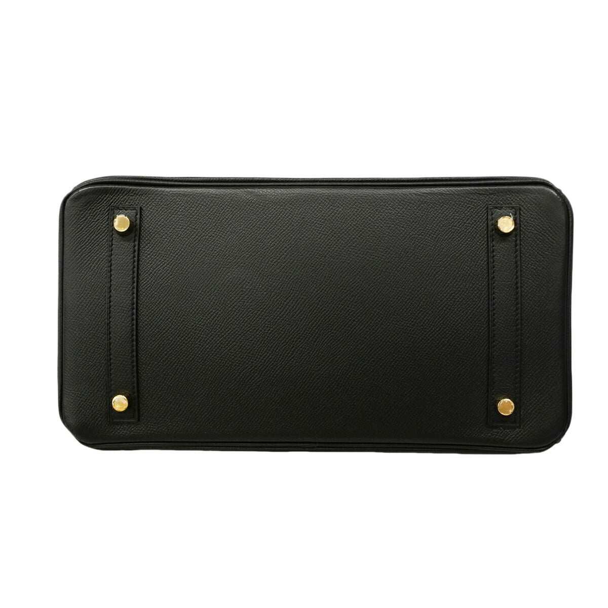 Hermes Black Leather Handbag (Pre-Owned)