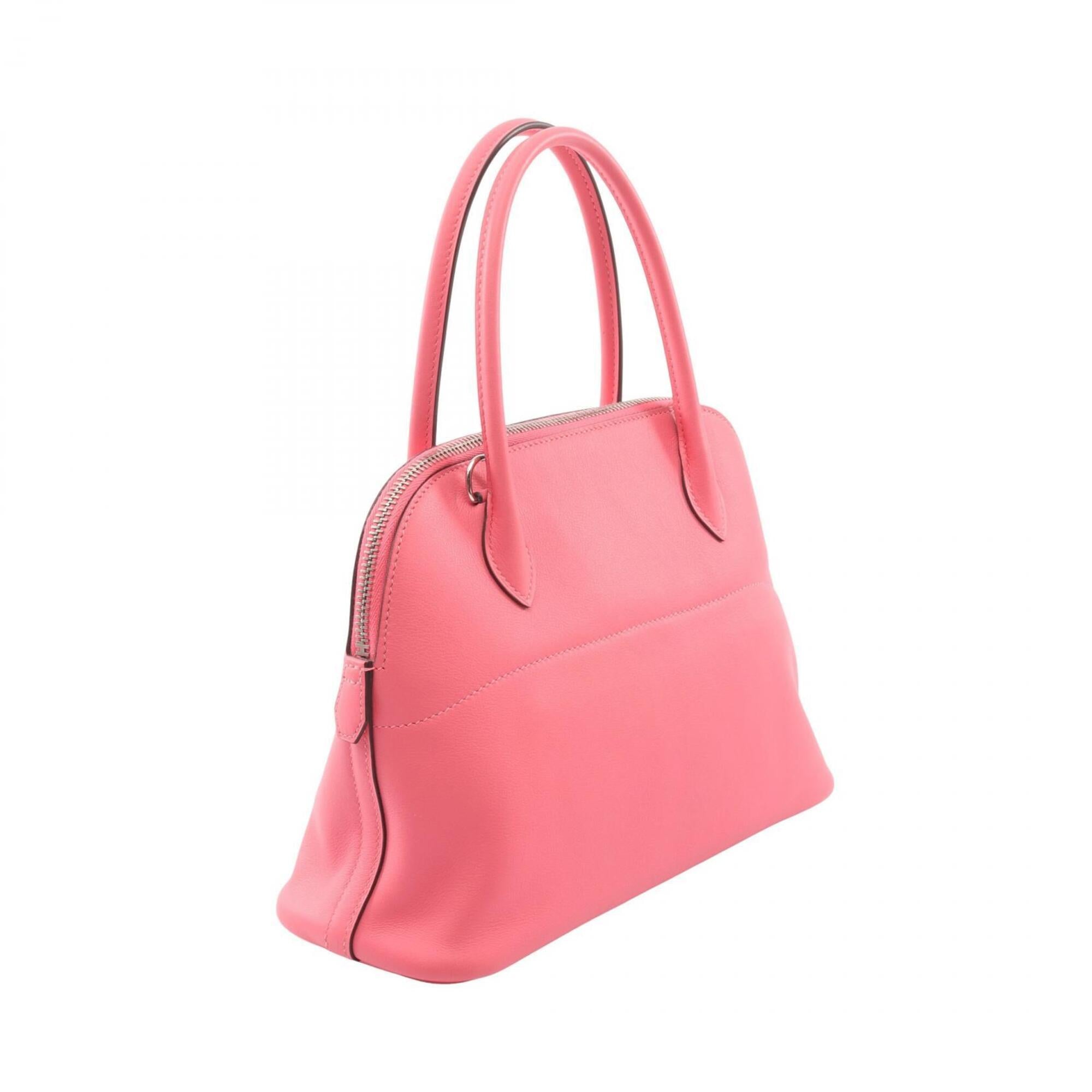 Hermes Pink Swift Leather Leather Handbag (Pre-Owned)