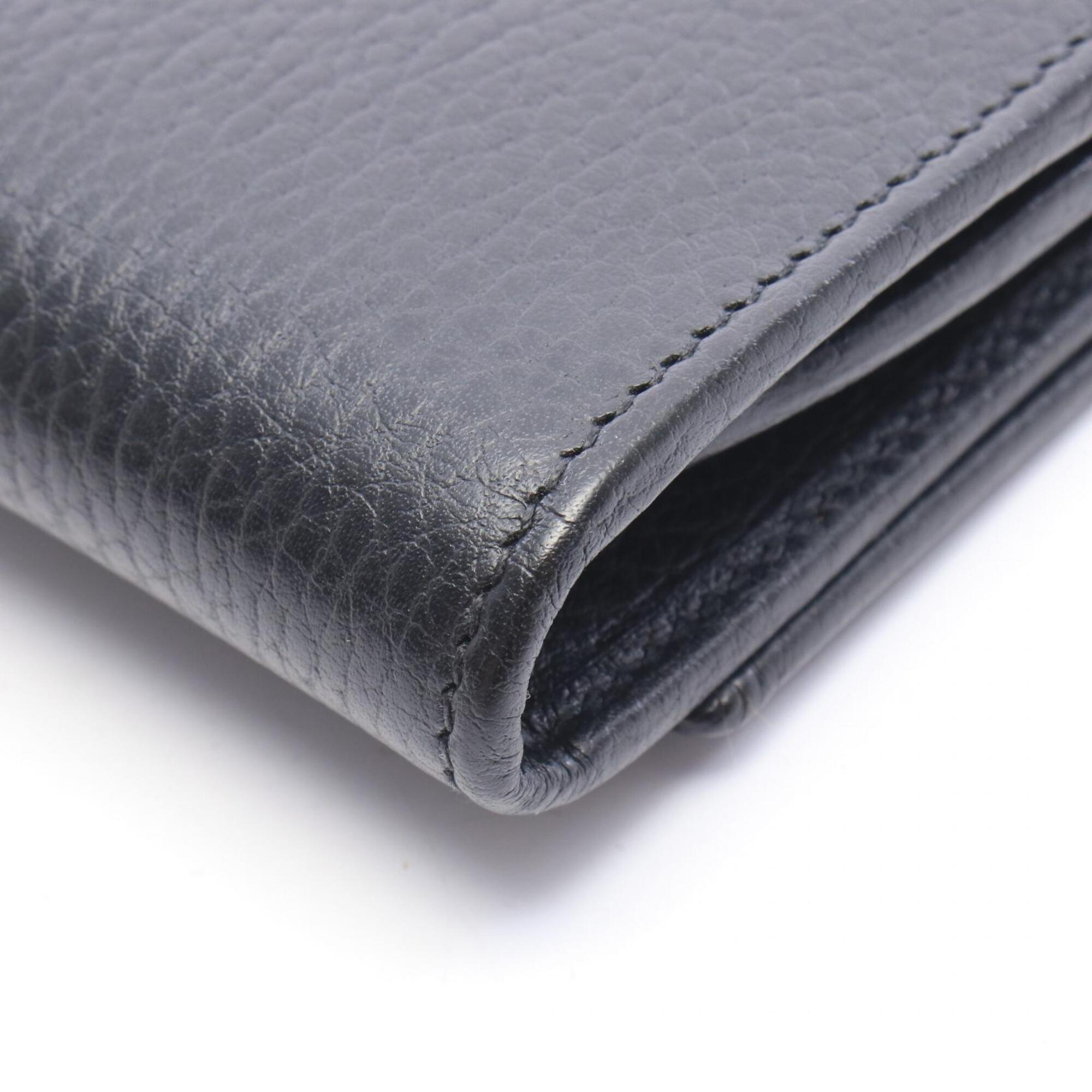 Gucci Black Leather Wallet (Bi-Fold) (Pre-Owned)