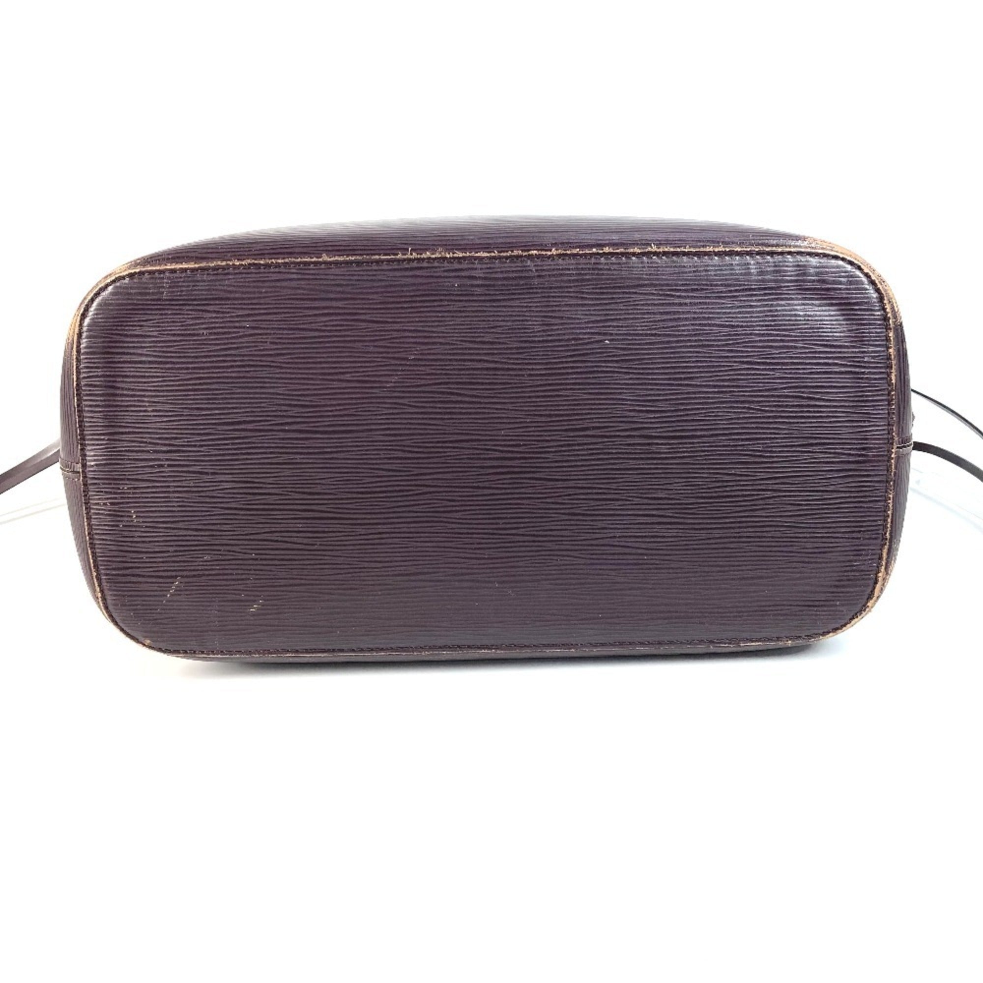 Louis Vuitton Purple Quetsche Epi Leather Shoulder Bag Tote Bag (Pre-Owned)