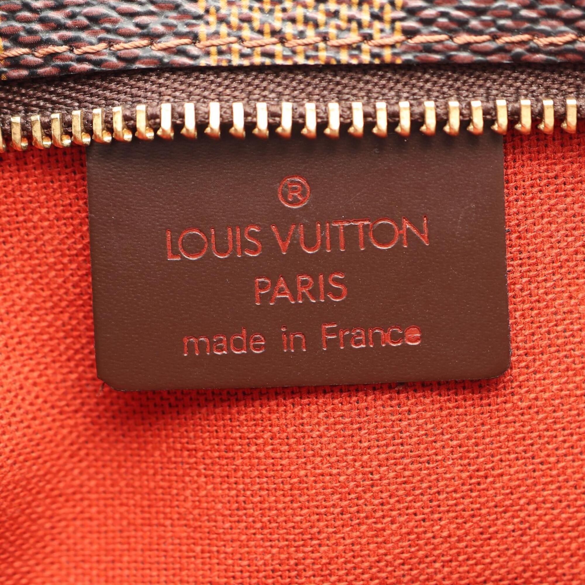 Louis Vuitton Brown Coated Canvas Leather Handbag (Pre-Owned)