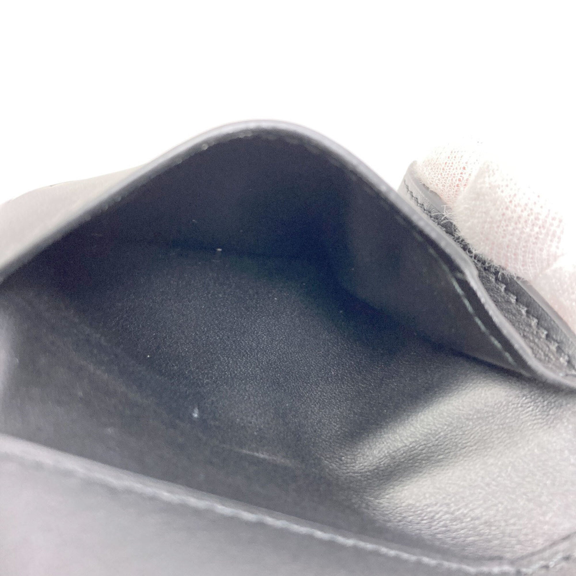 Loewe Black Leather Wallet (Tri-Fold) (Pre-Owned)