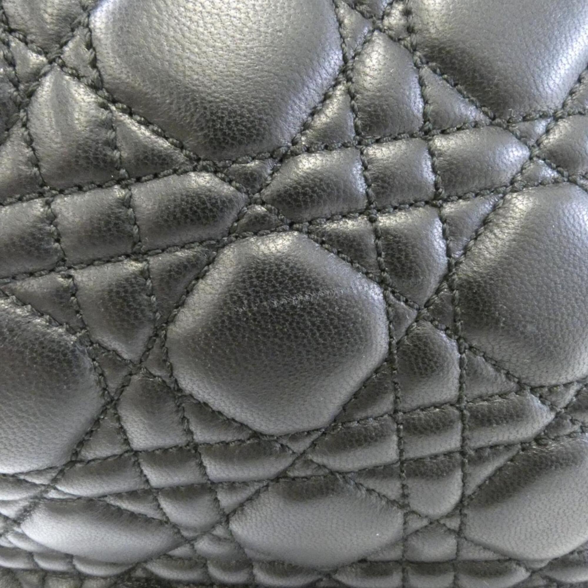 Christian Dior Black Leather Handbag (Pre-Owned)