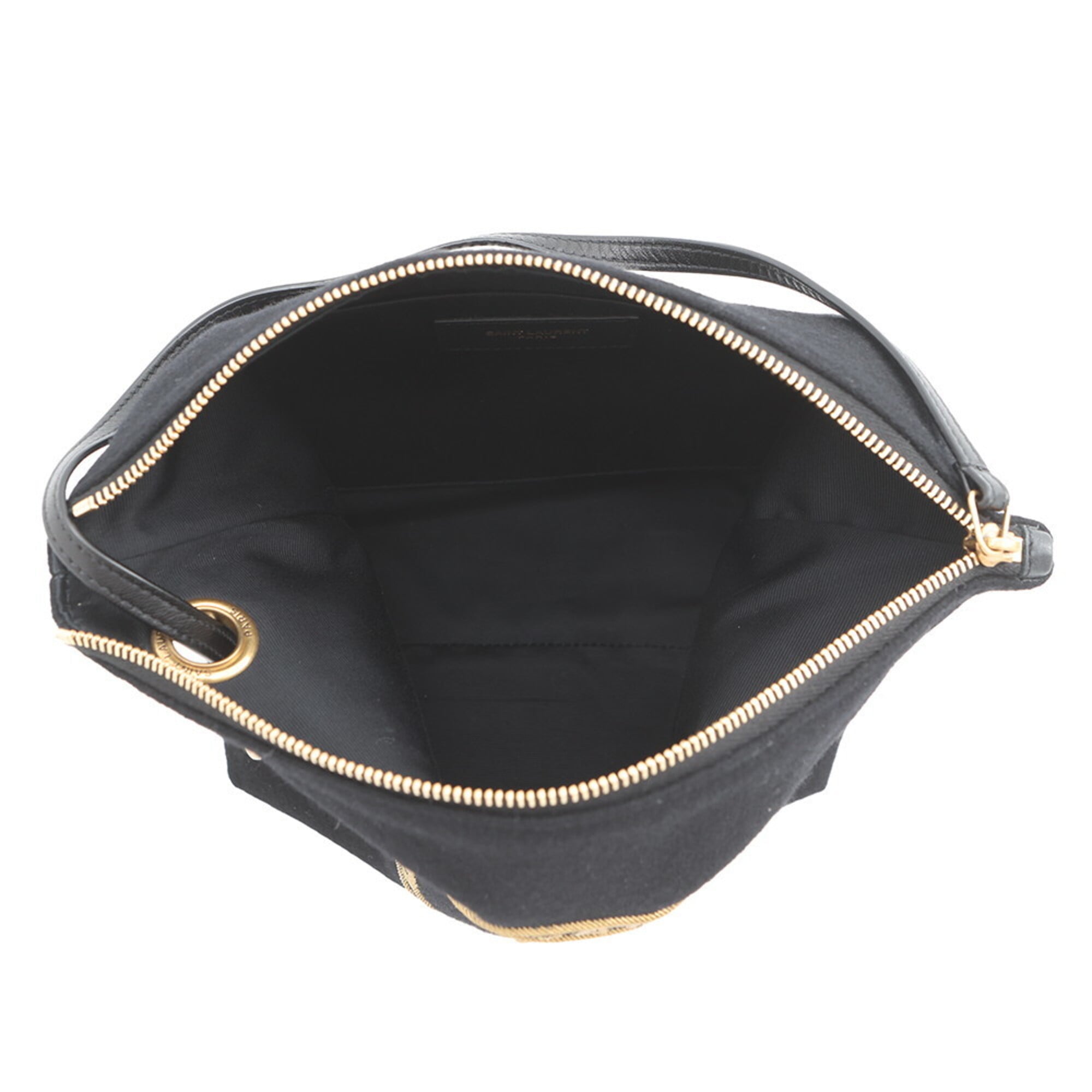 Yves Saint Laurent Black Wool Handbag (Pre-Owned)